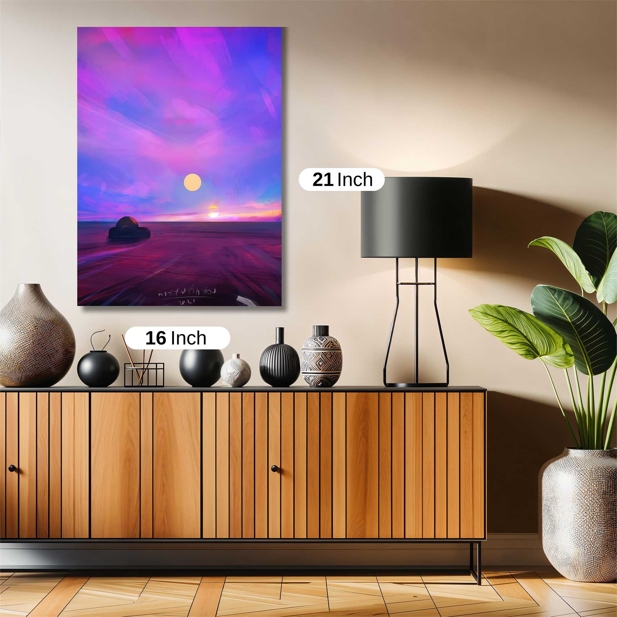 Moonlit Tranquility Safe Wall Magnetic / M