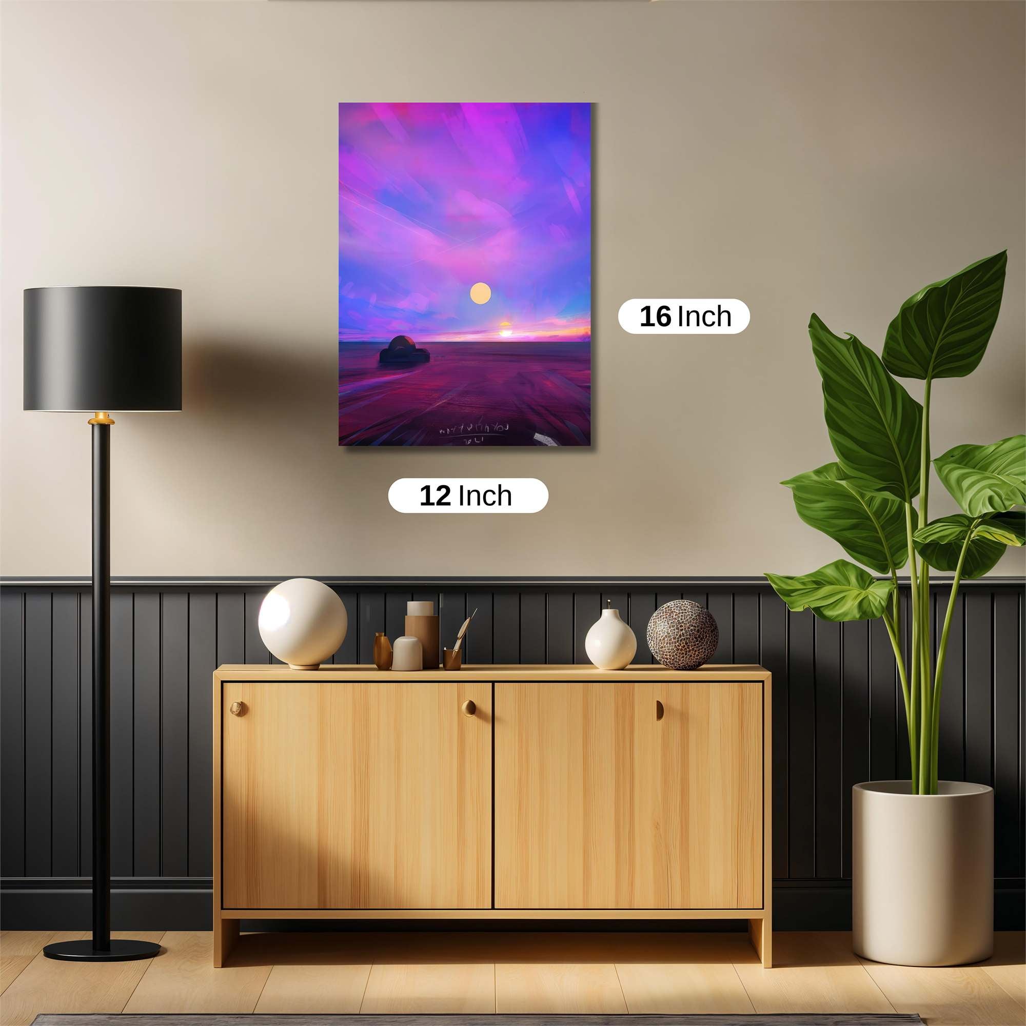 Moonlit Tranquility Safe Wall Magnetic / M