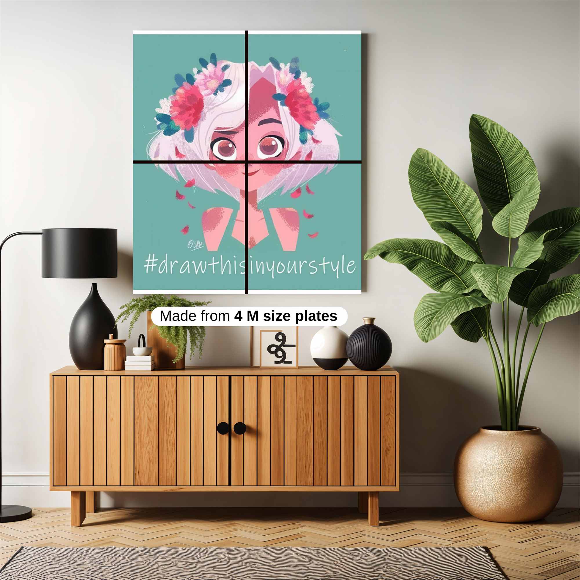 Mystic Waterfall Safe Wall Magnetic / M