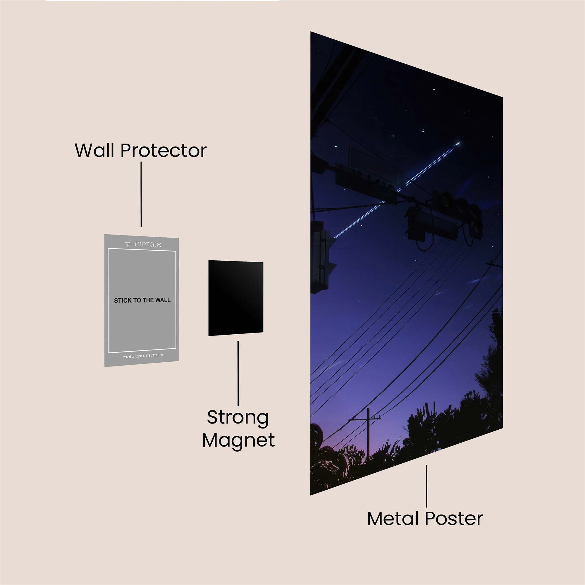 Starry Solitude Safe Wall Magnetic / M