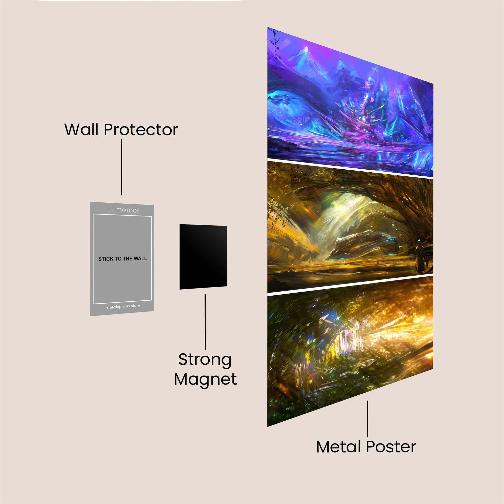 MysticVisions Safe Wall Magnetic / M