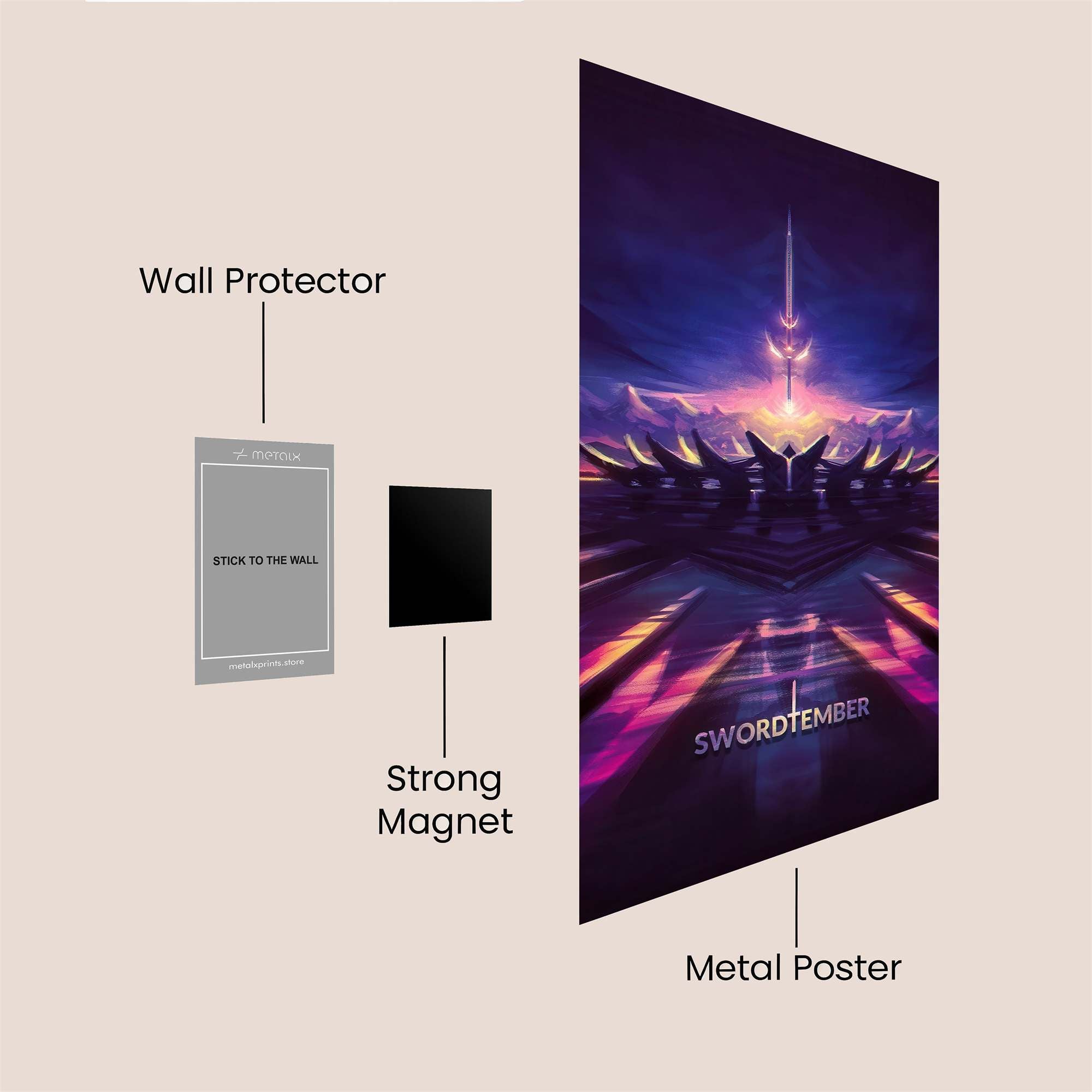 Sword Serenity Safe Wall Magnetic / M