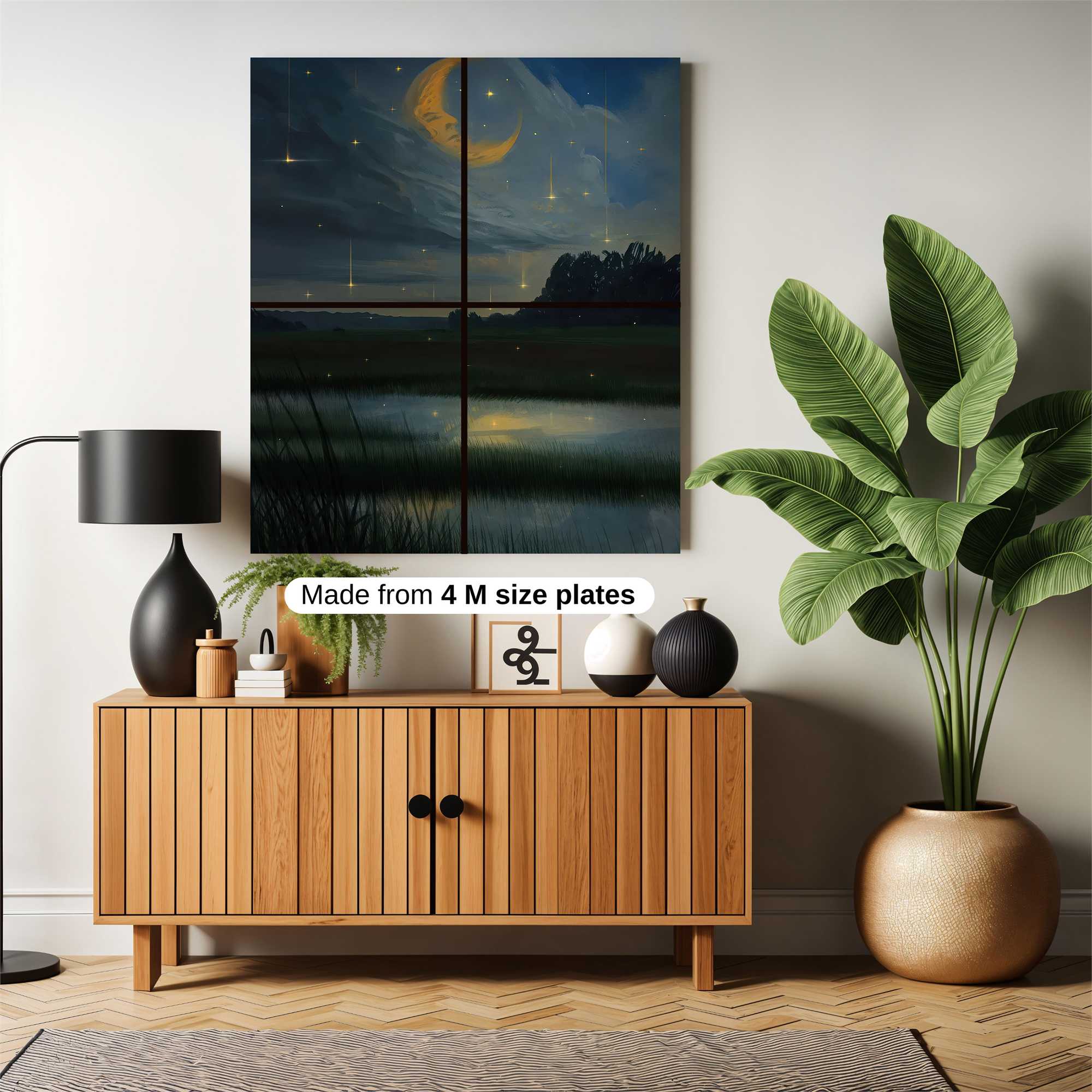 Moonlit Serenity Safe Wall Magnetic / M