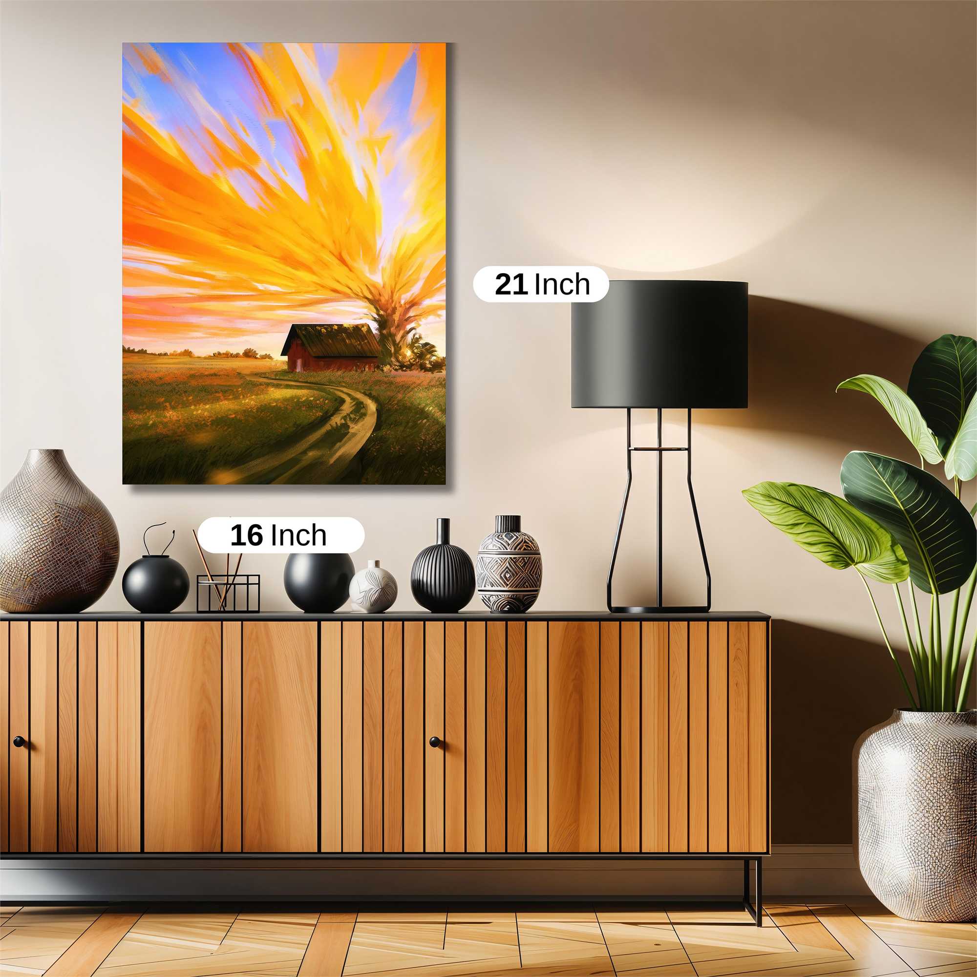 Sunset Serenity Safe Wall Magnetic / M