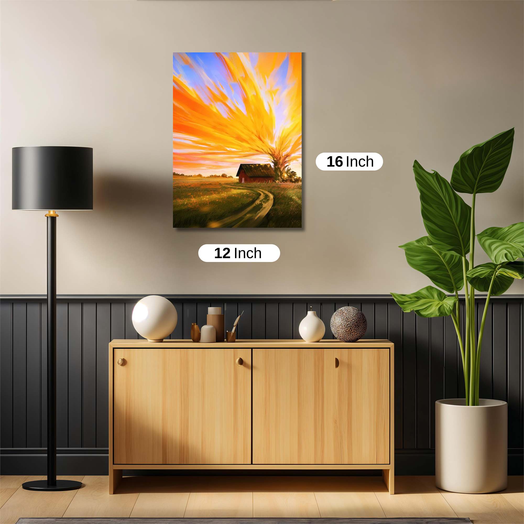 Sunset Serenity Safe Wall Magnetic / M
