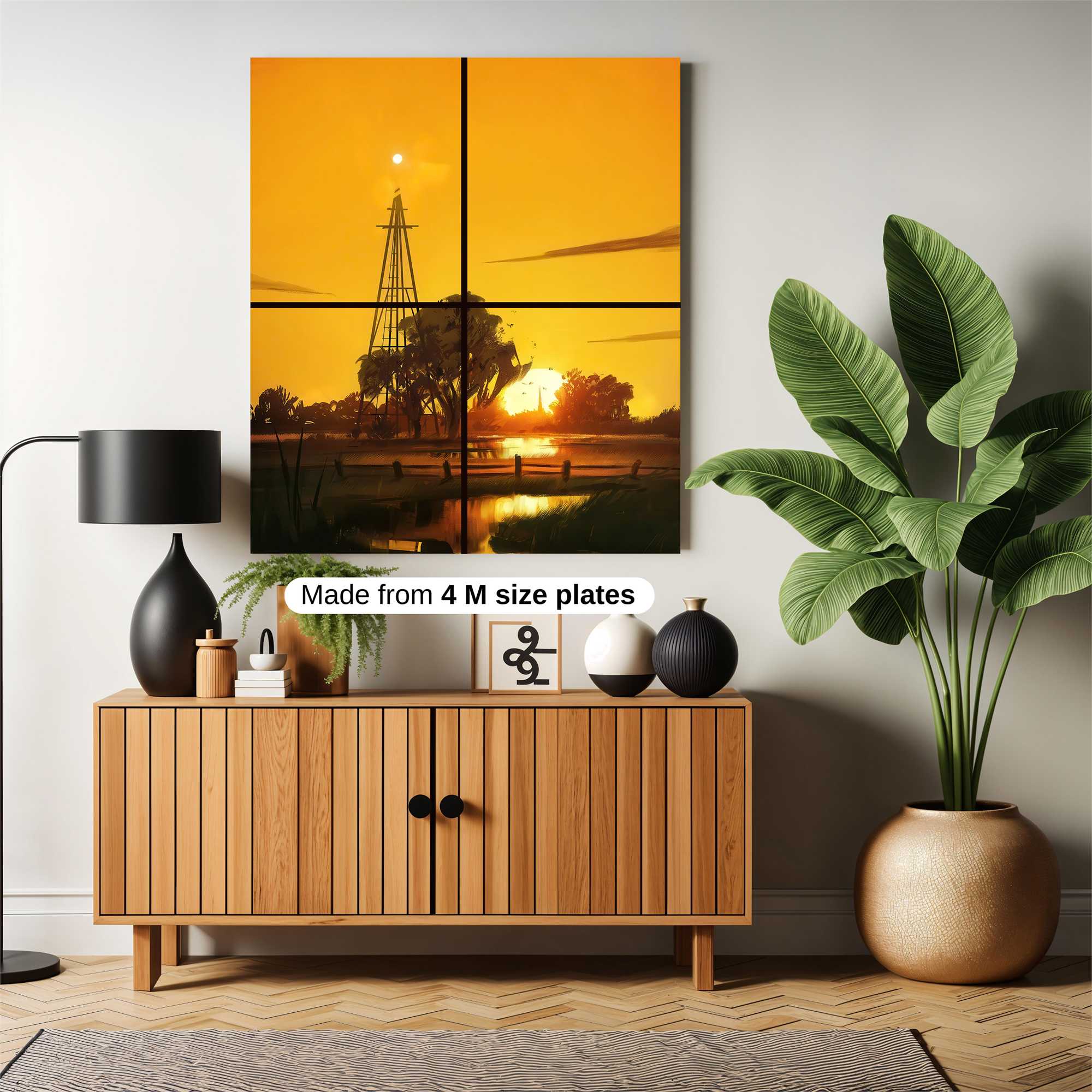 Sunset Serenity Safe Wall Magnetic / M