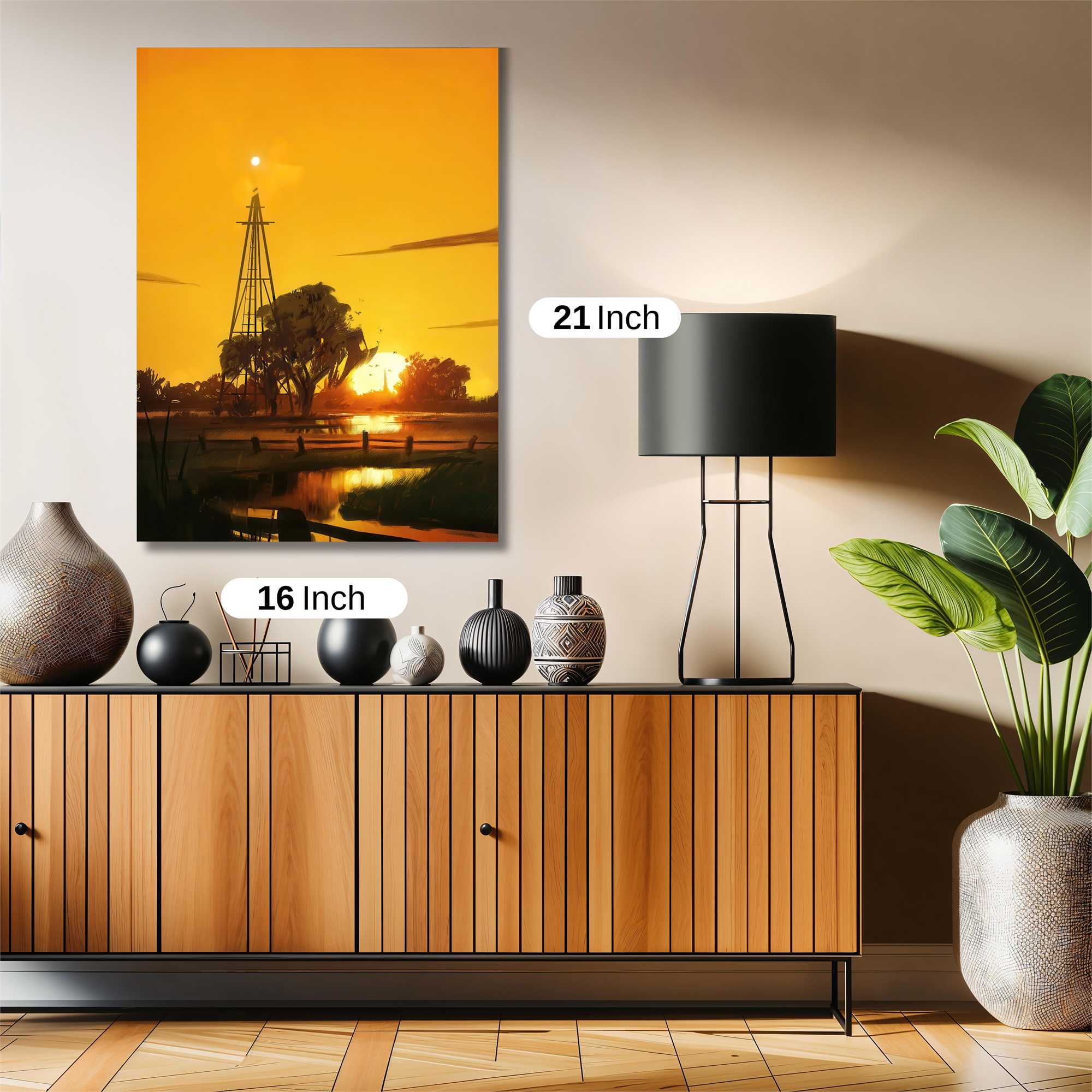 Sunset Serenity Safe Wall Magnetic / M