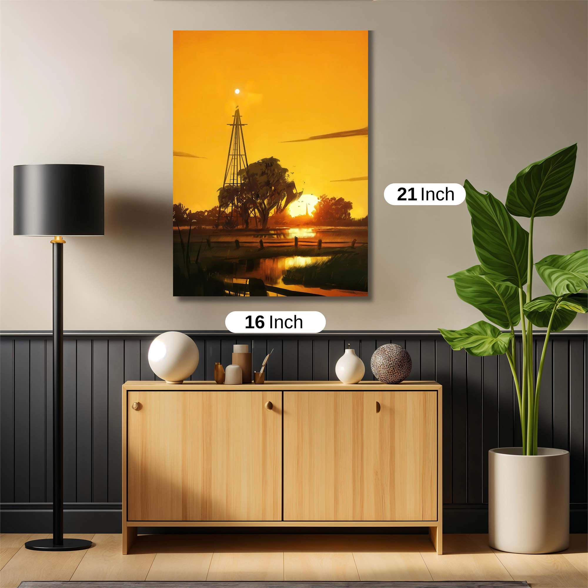 Sunset Serenity Safe Wall Magnetic / M