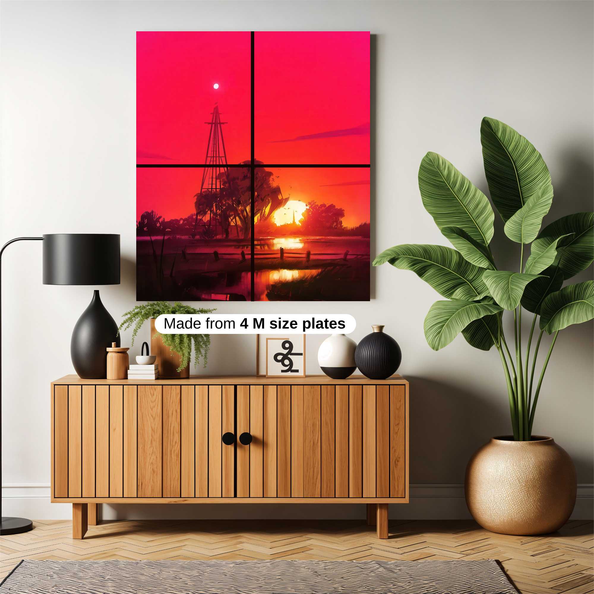 Sunset Serenity Safe Wall Magnetic / M