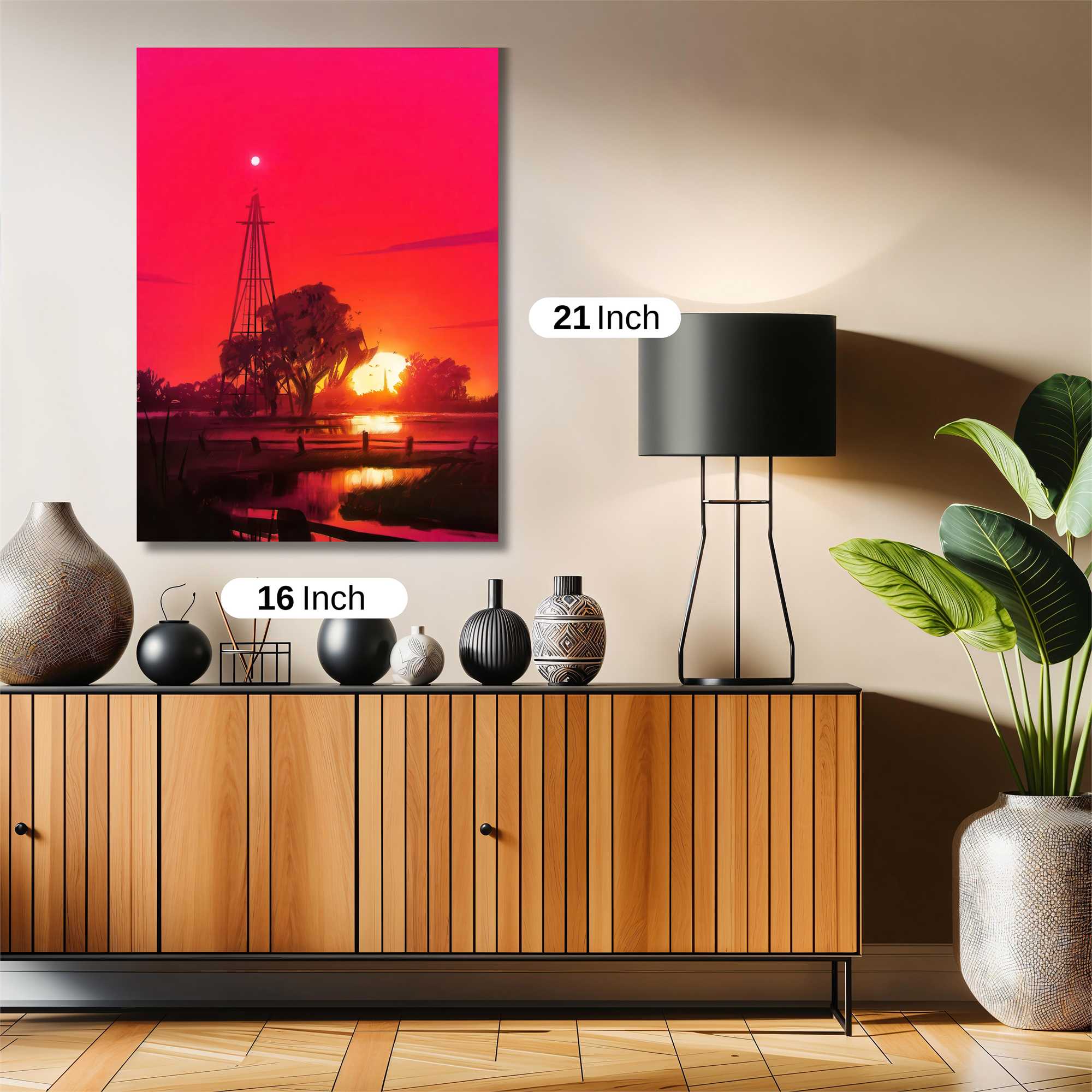 Sunset Serenity Safe Wall Magnetic / M