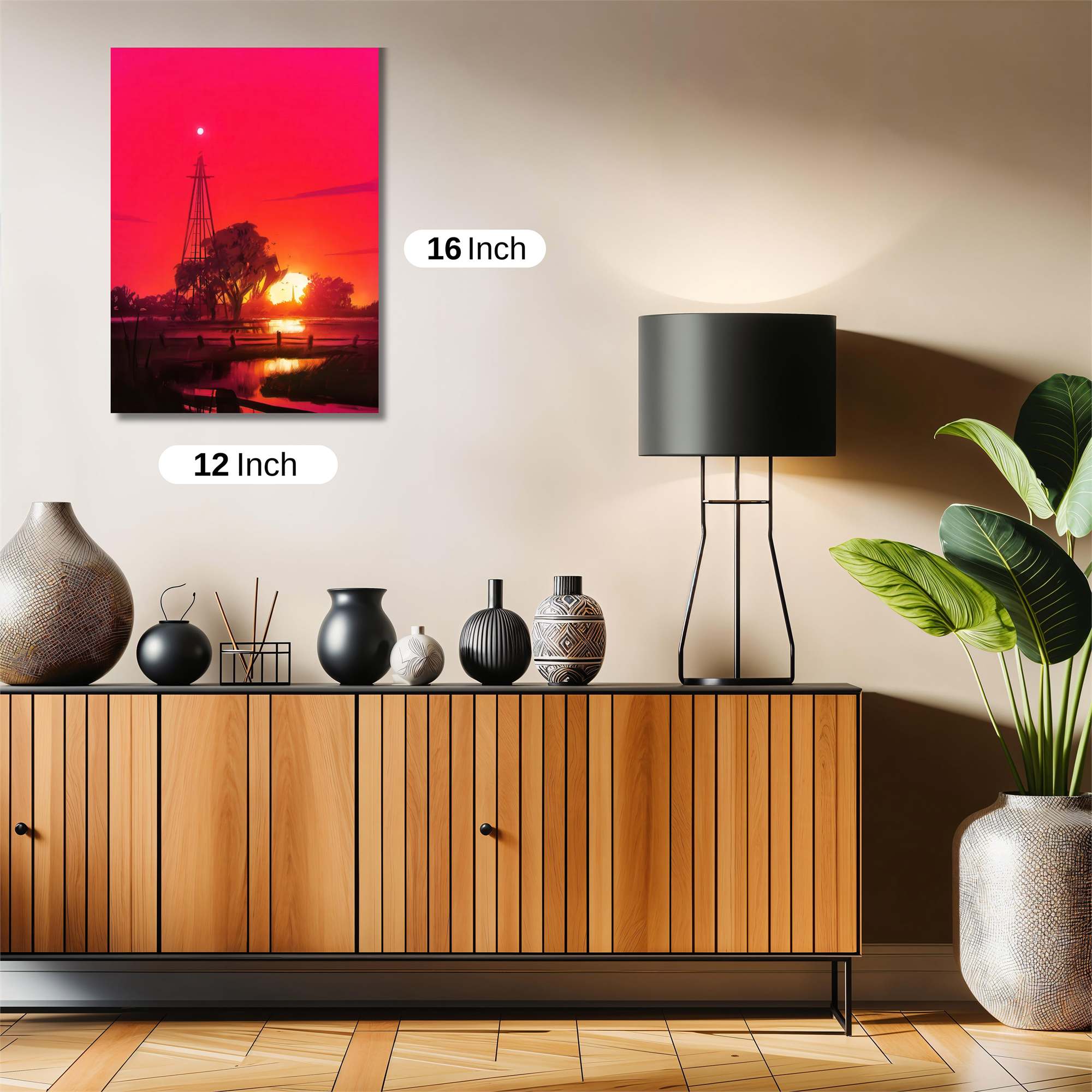 Sunset Serenity Safe Wall Magnetic / M
