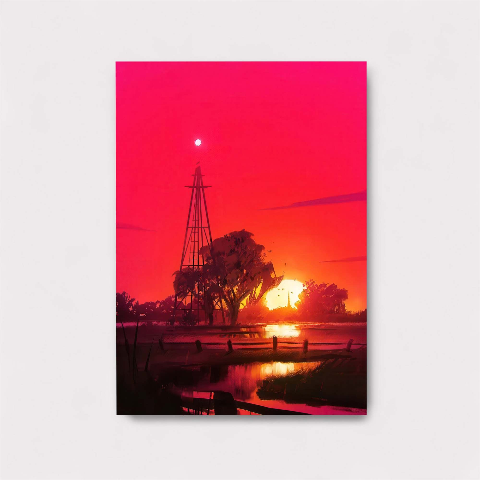 Sunset Serenity Safe Wall Magnetic / M