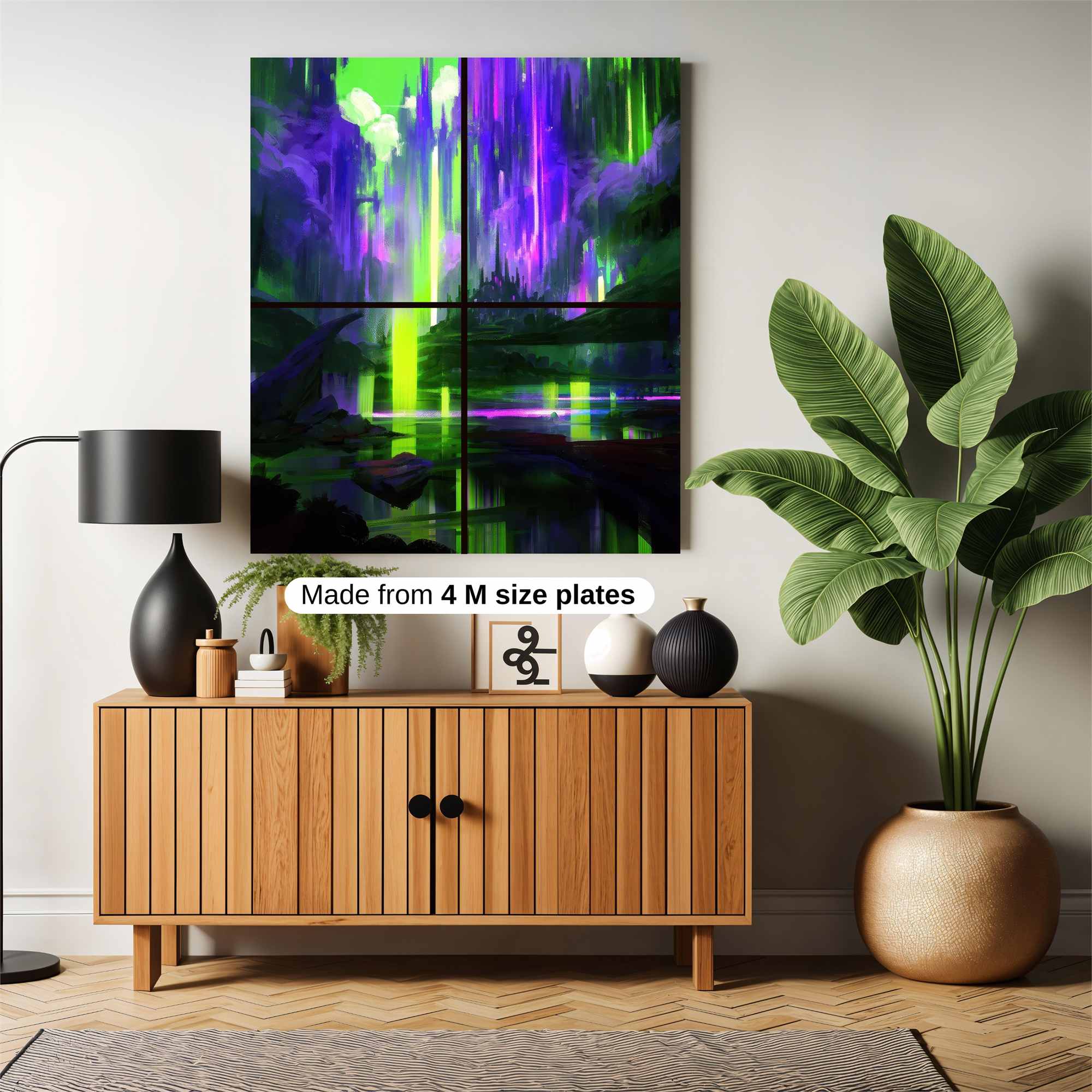 Neon Dreamscape Safe Wall Magnetic / M