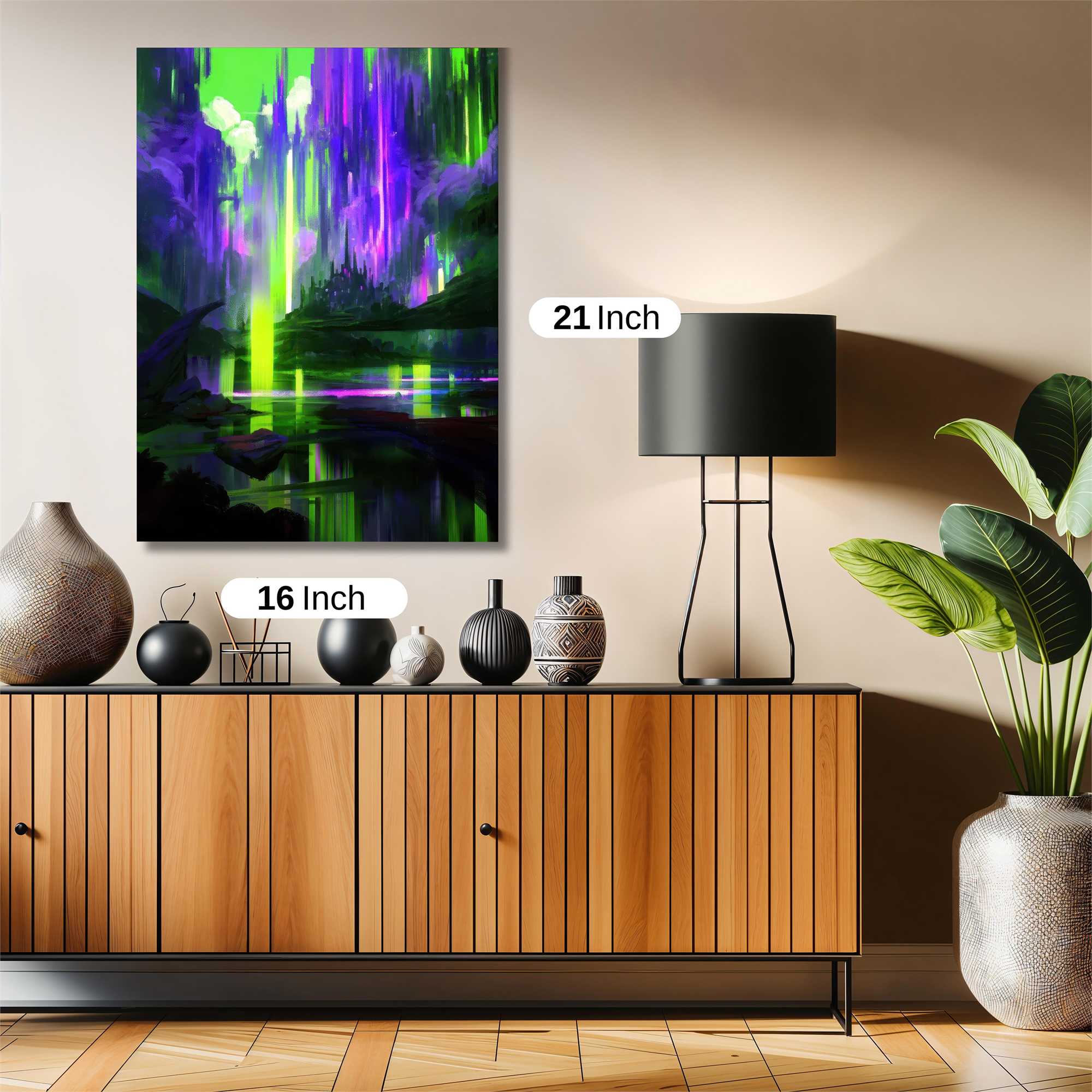 Neon Dreamscape Safe Wall Magnetic / M
