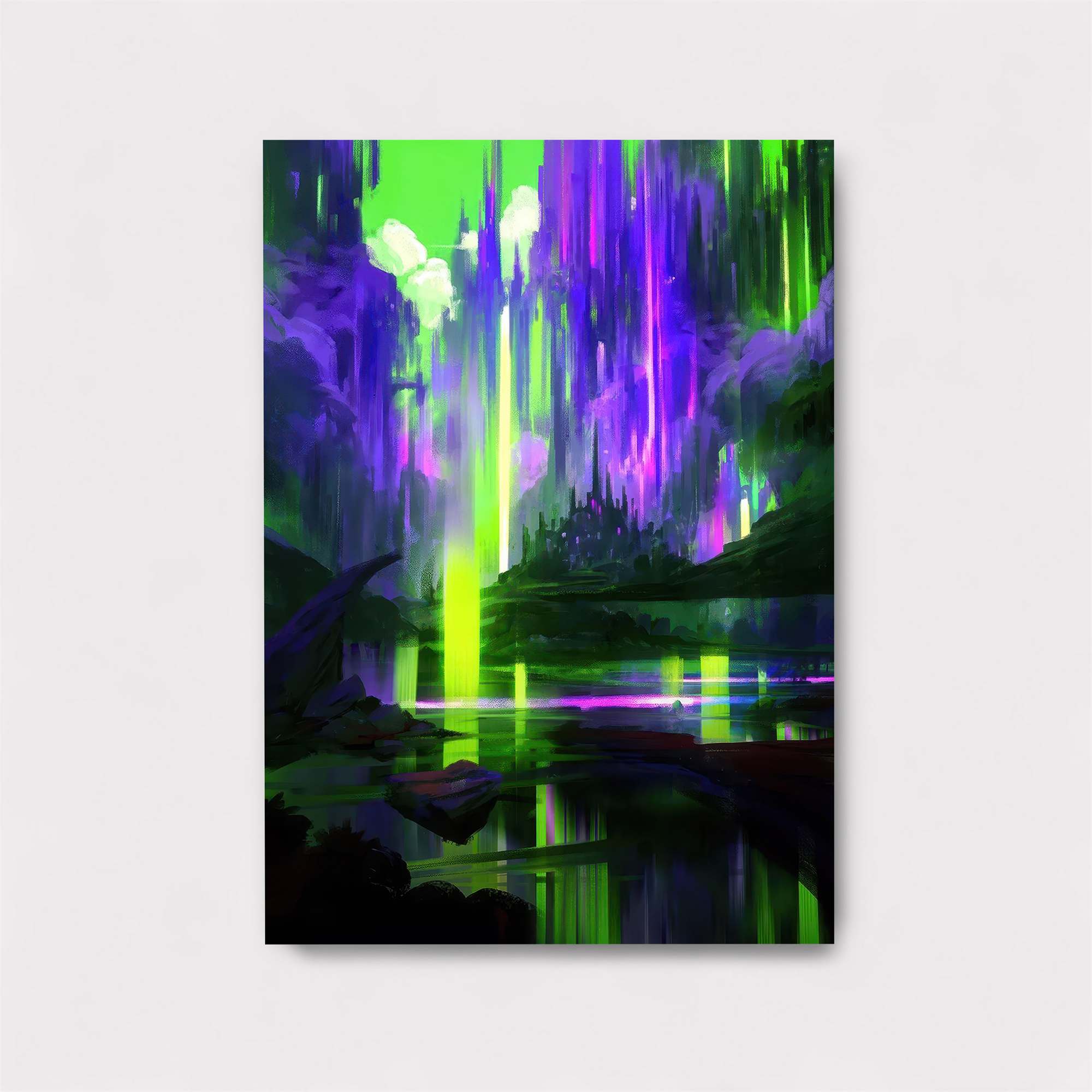 Neon Dreamscape Safe Wall Magnetic / M