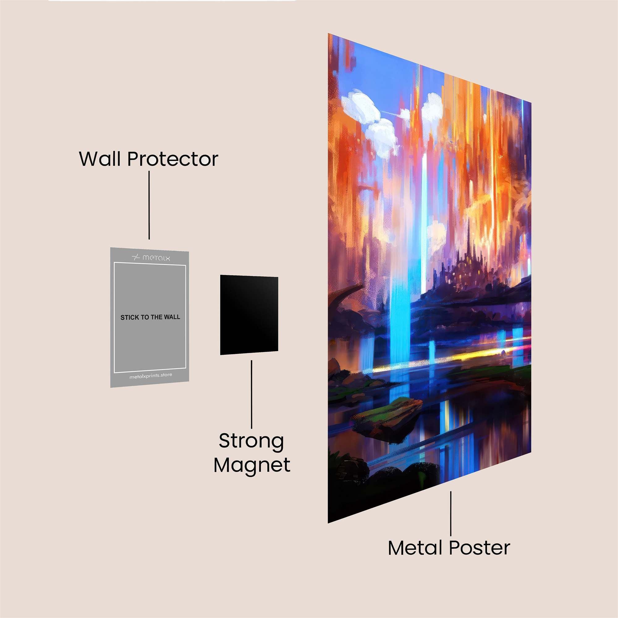 Aurora Dream Safe Wall Magnetic / M