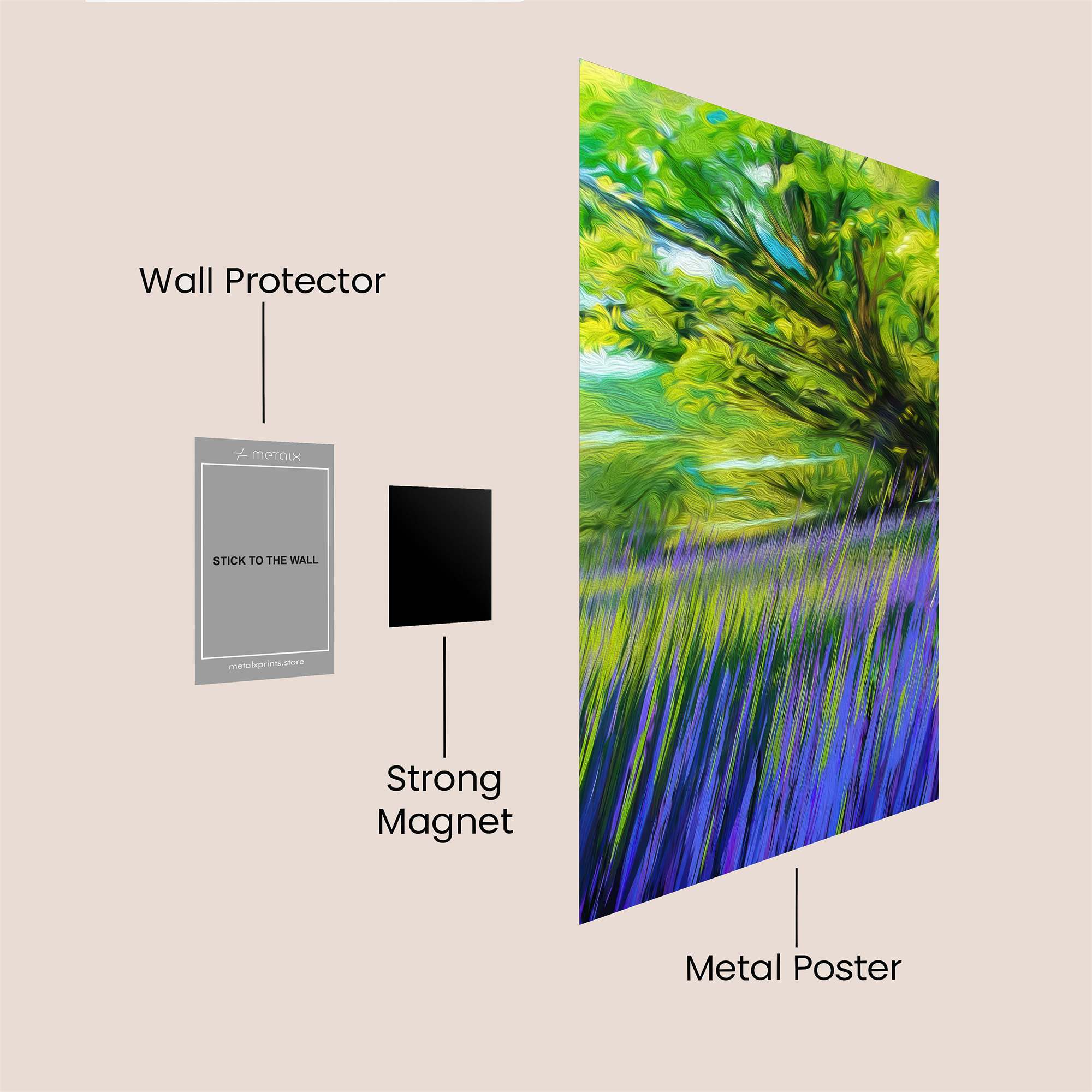 Lavender Dream Safe Wall Magnetic / M