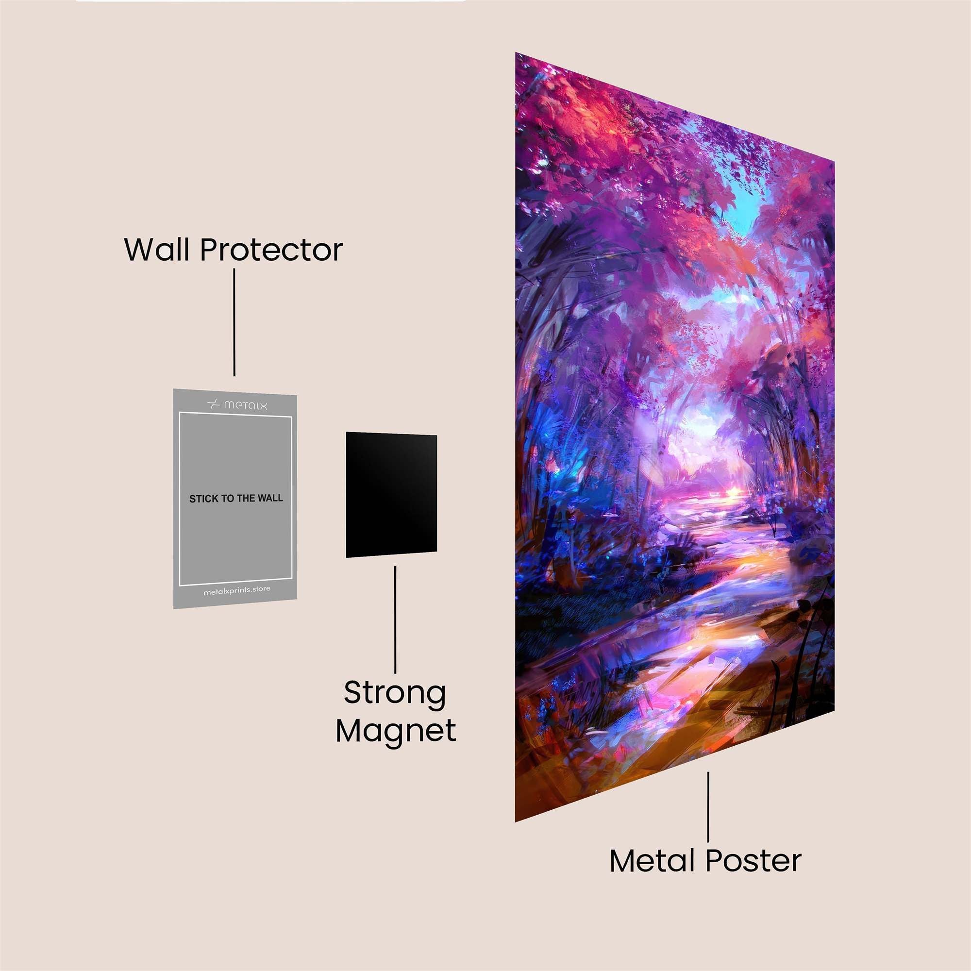 Mystic Tranquility Safe Wall Magnetic / M