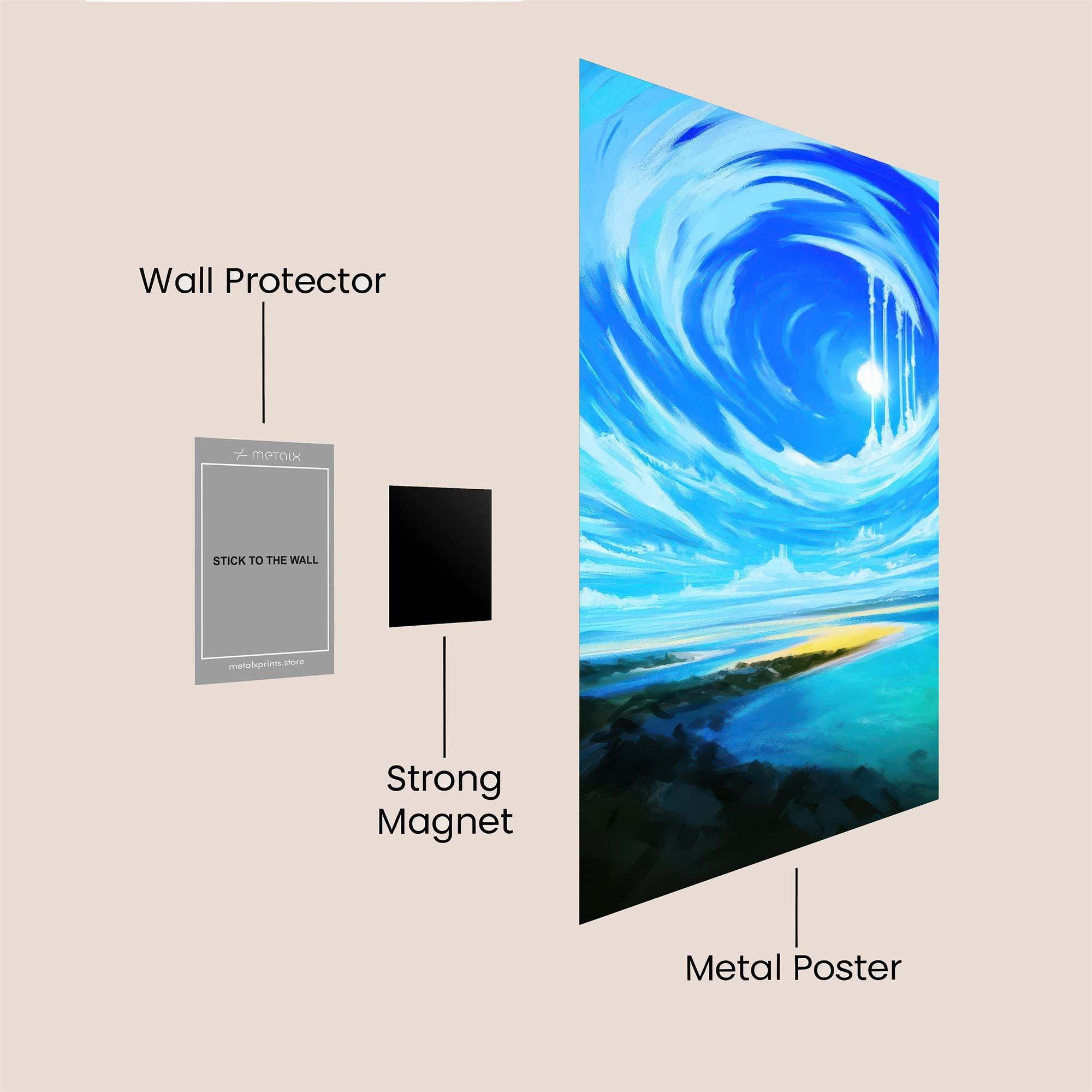 Vortex Serenity Safe Wall Magnetic / M