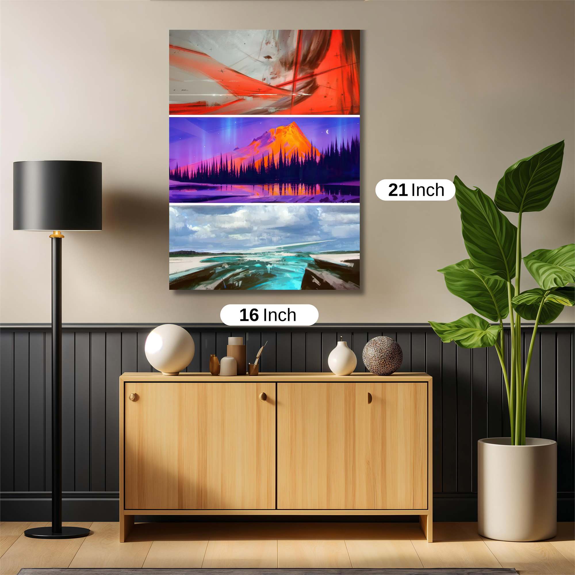 Aurora Dreamscape Safe Wall Magnetic / M