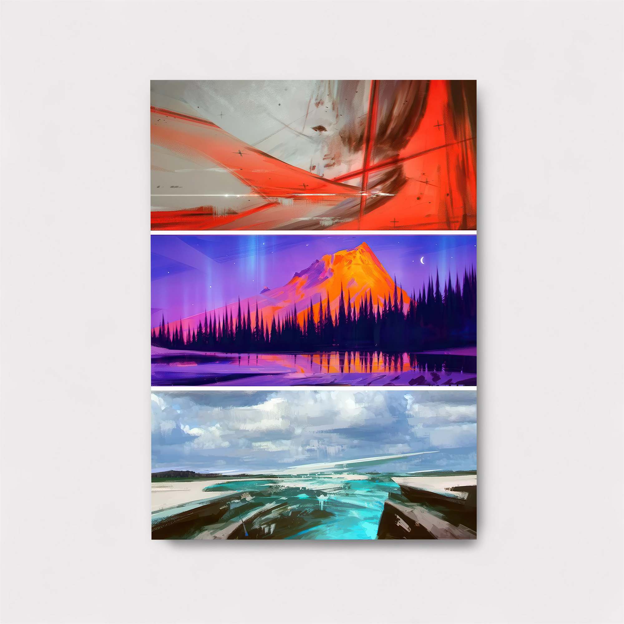 Aurora Dreamscape Safe Wall Magnetic / M