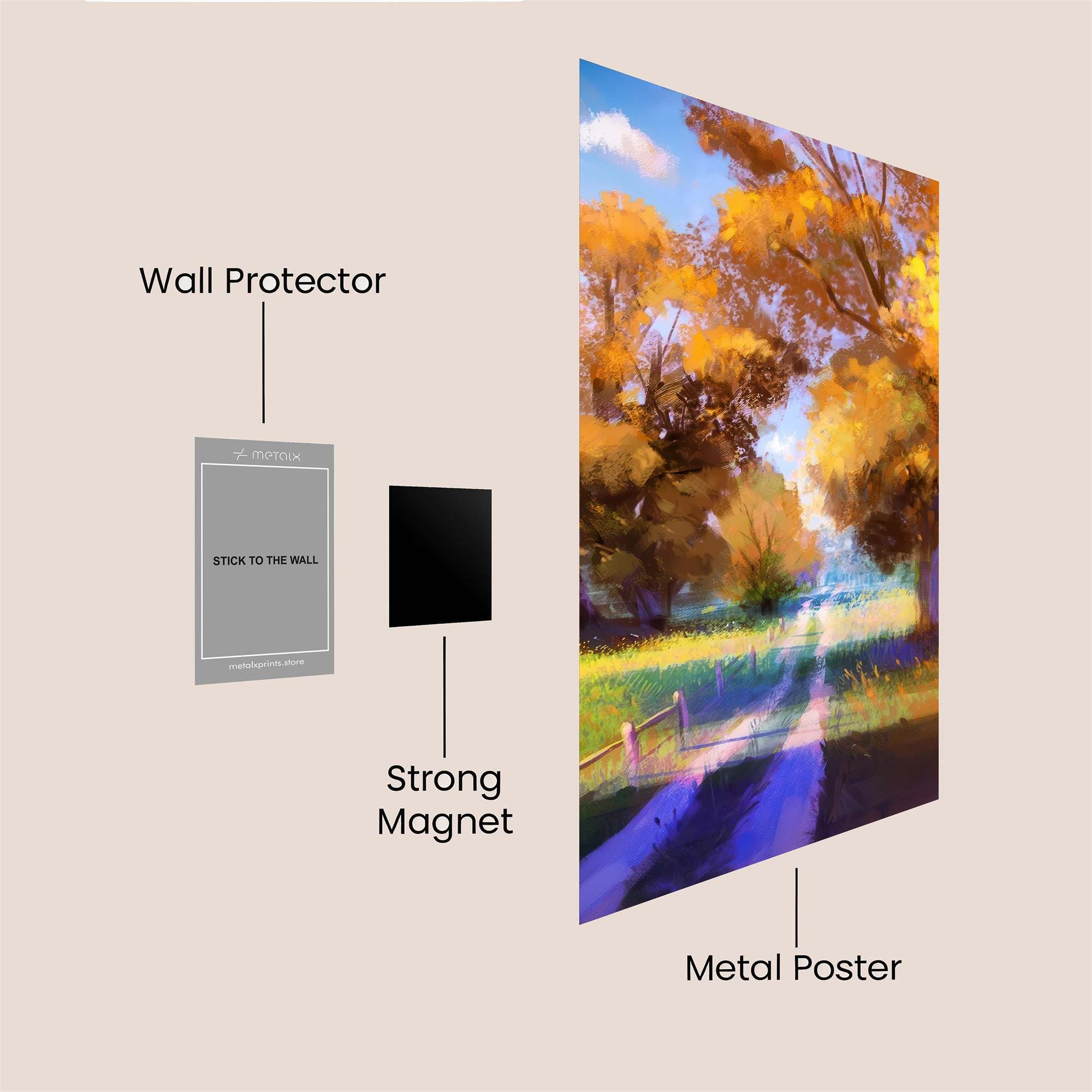 Autumn Serenity Safe Wall Magnetic / M