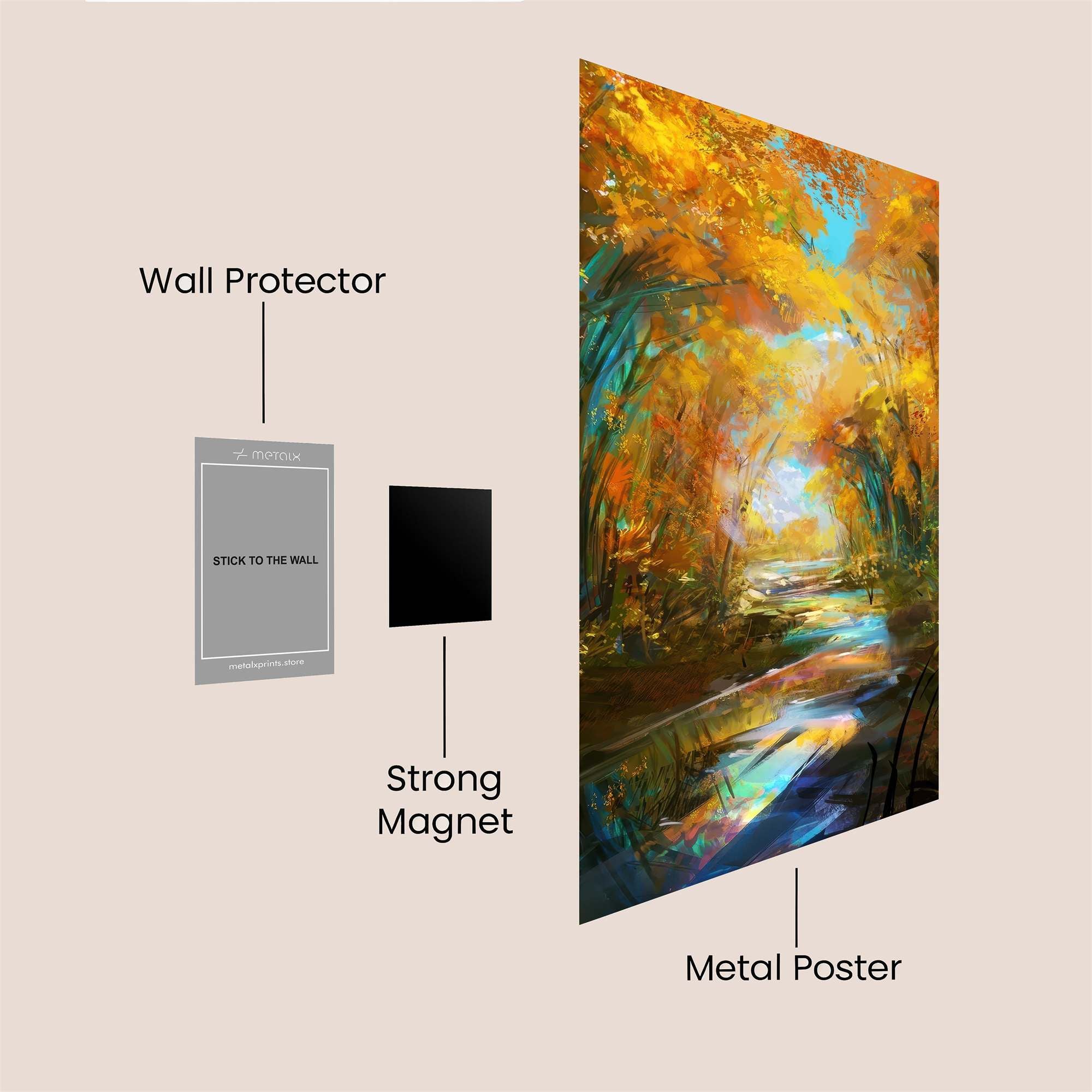 Autumn Serenity Safe Wall Magnetic / M