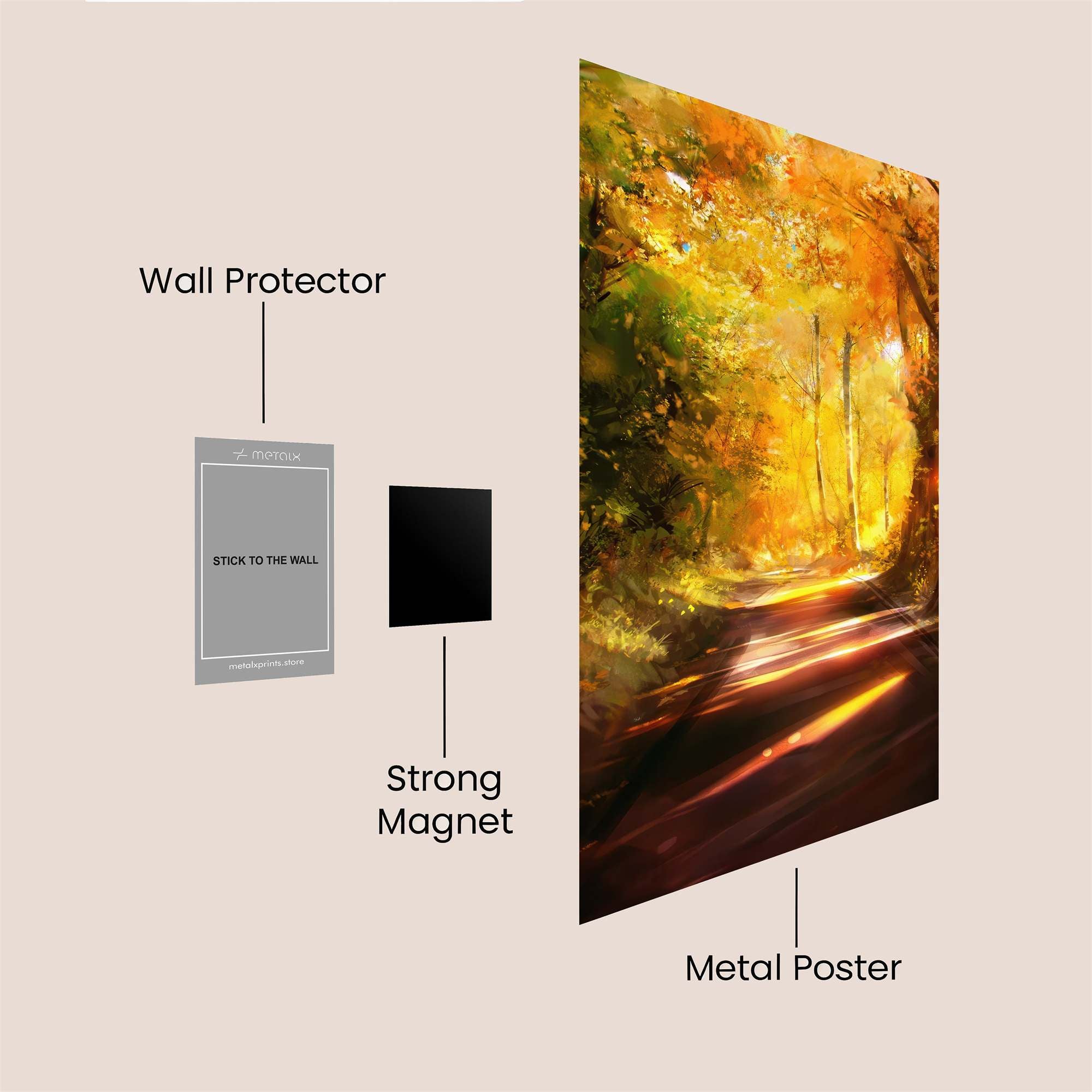 Autumn Serenity Safe Wall Magnetic / M