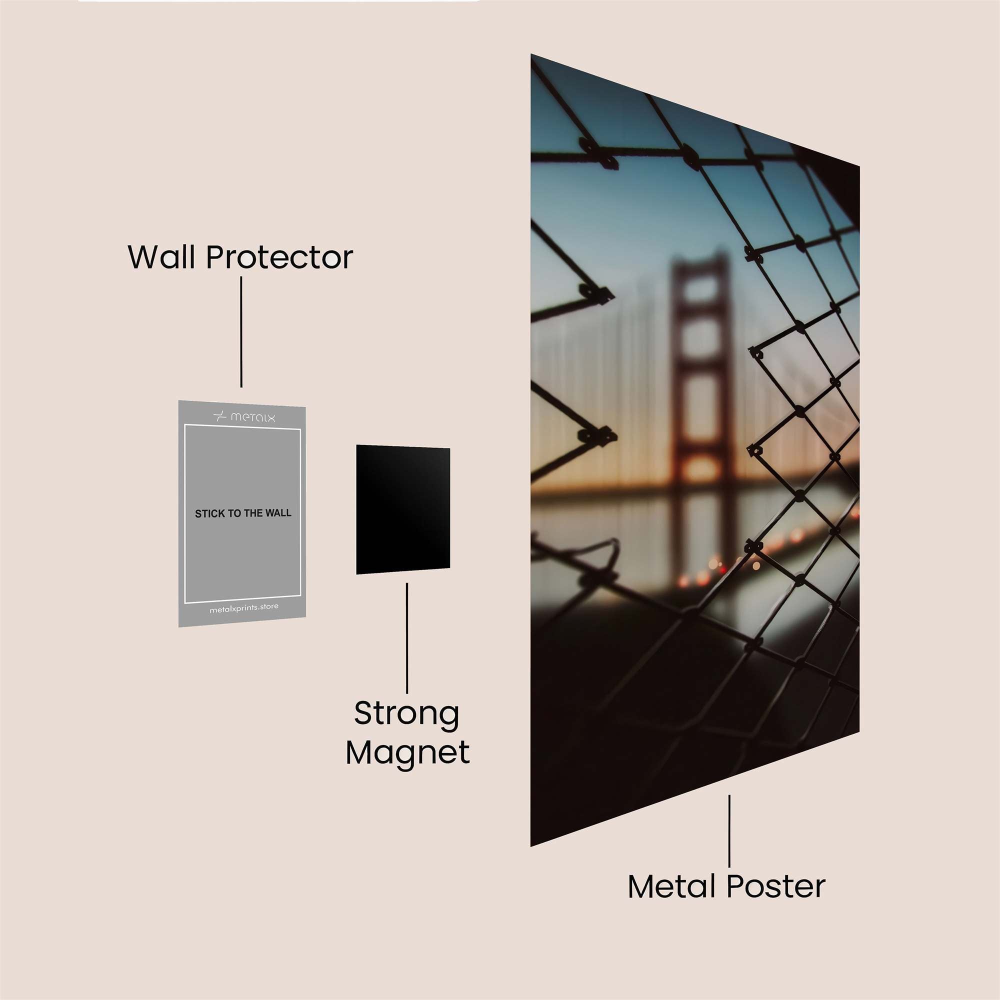 Gate Confinement Safe Wall Magnetic / M