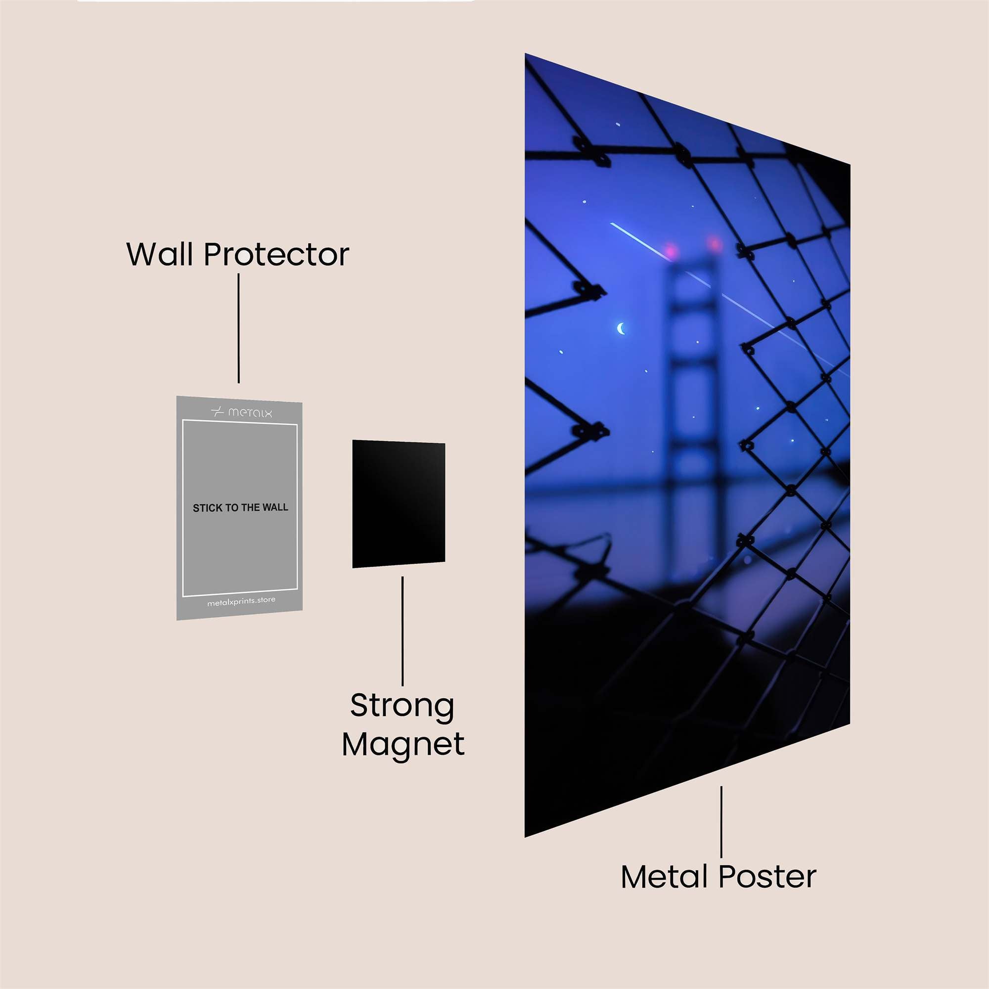 Bridge Twilight Safe Wall Magnetic / M