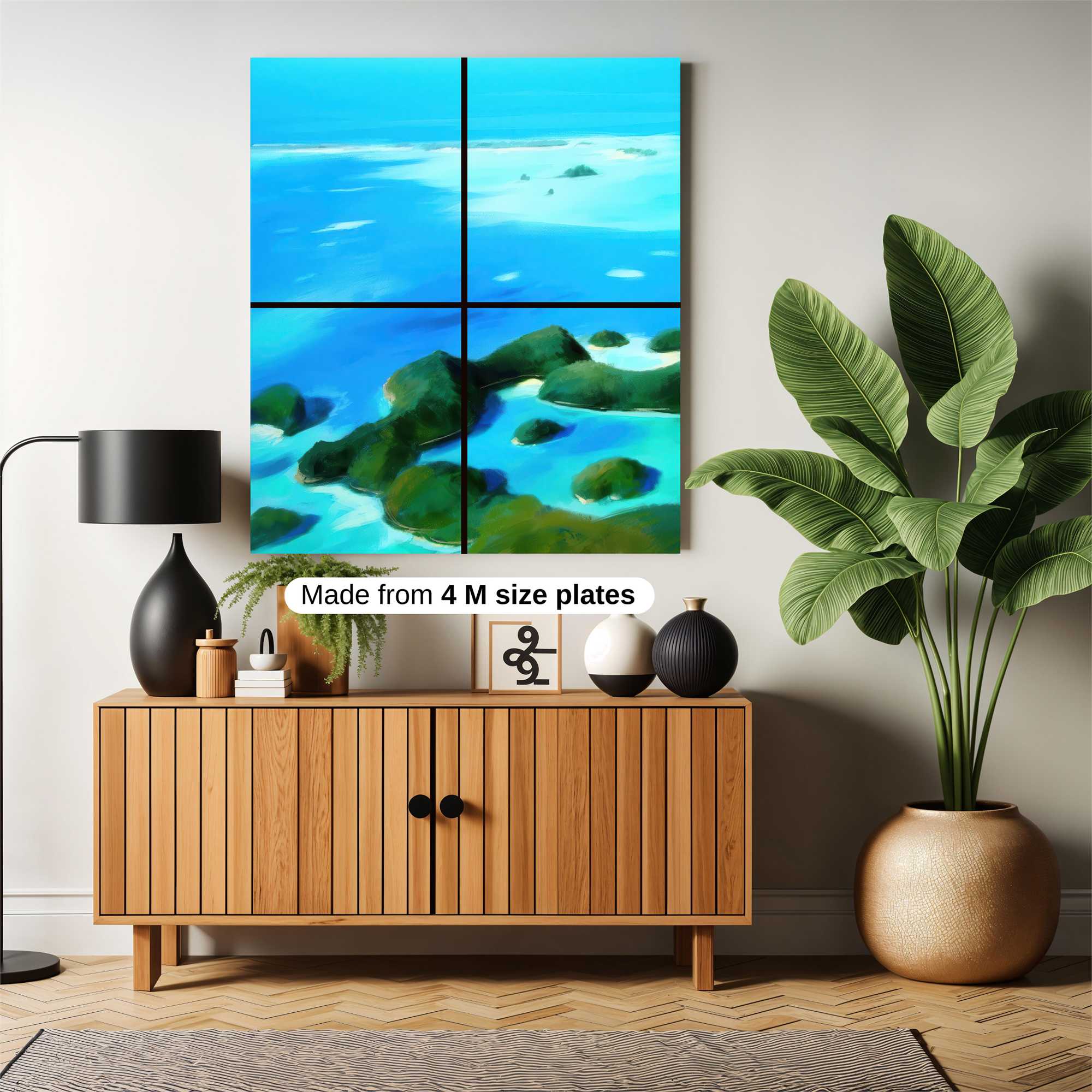 Island Serenity Safe Wall Magnetic / M