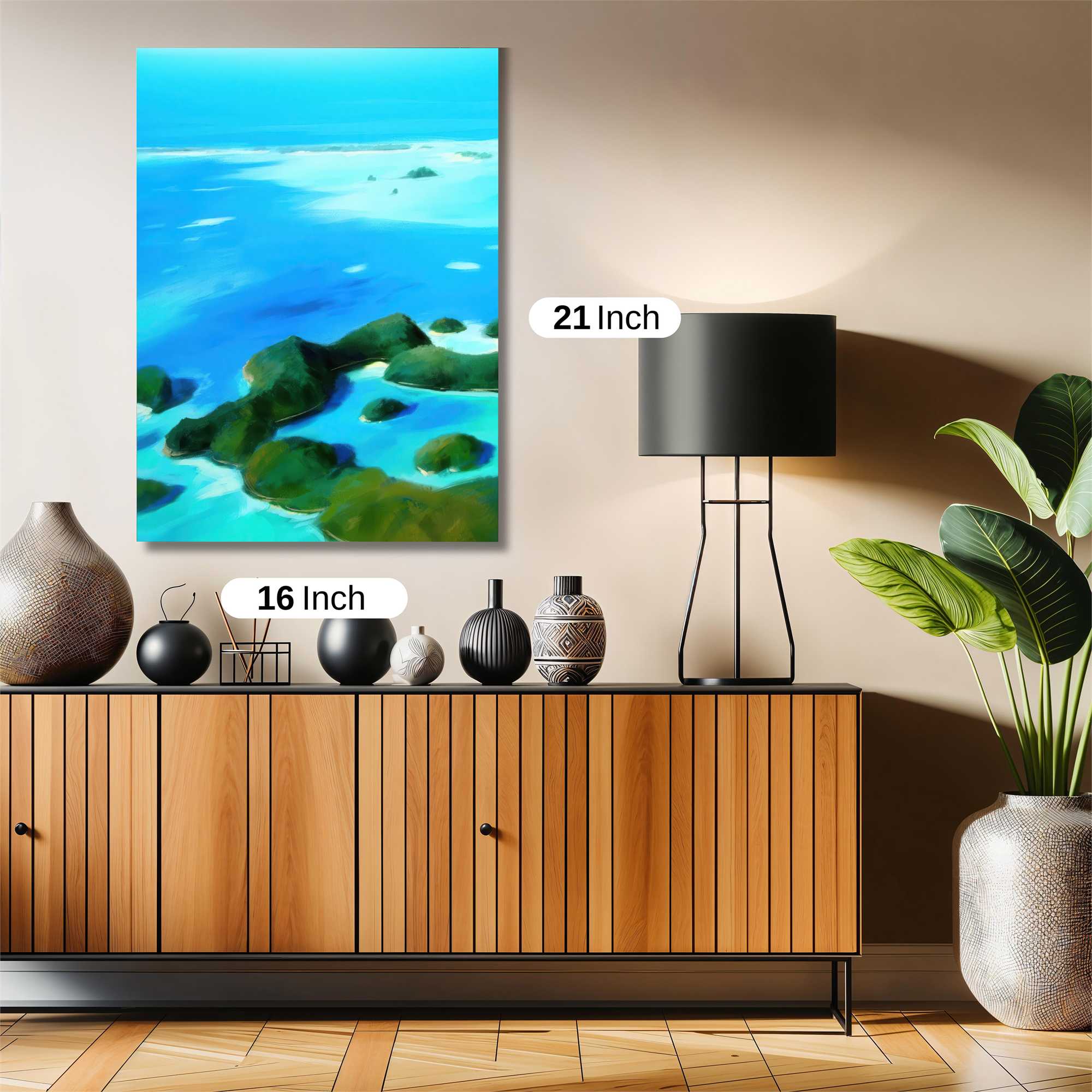 Island Serenity Safe Wall Magnetic / M