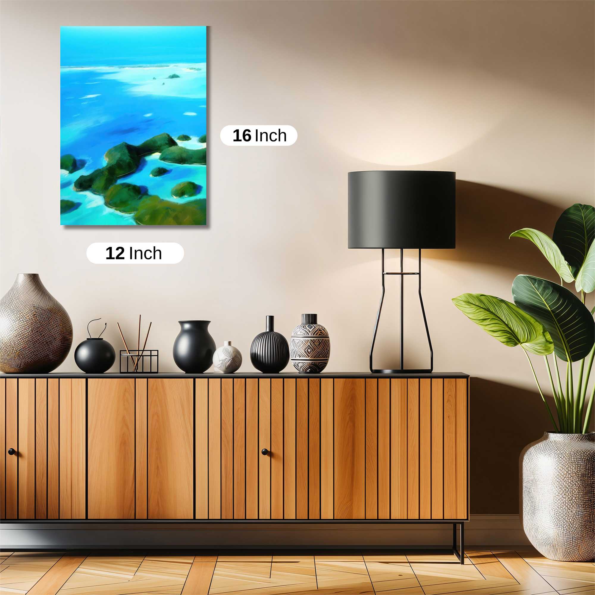 Island Serenity Safe Wall Magnetic / M