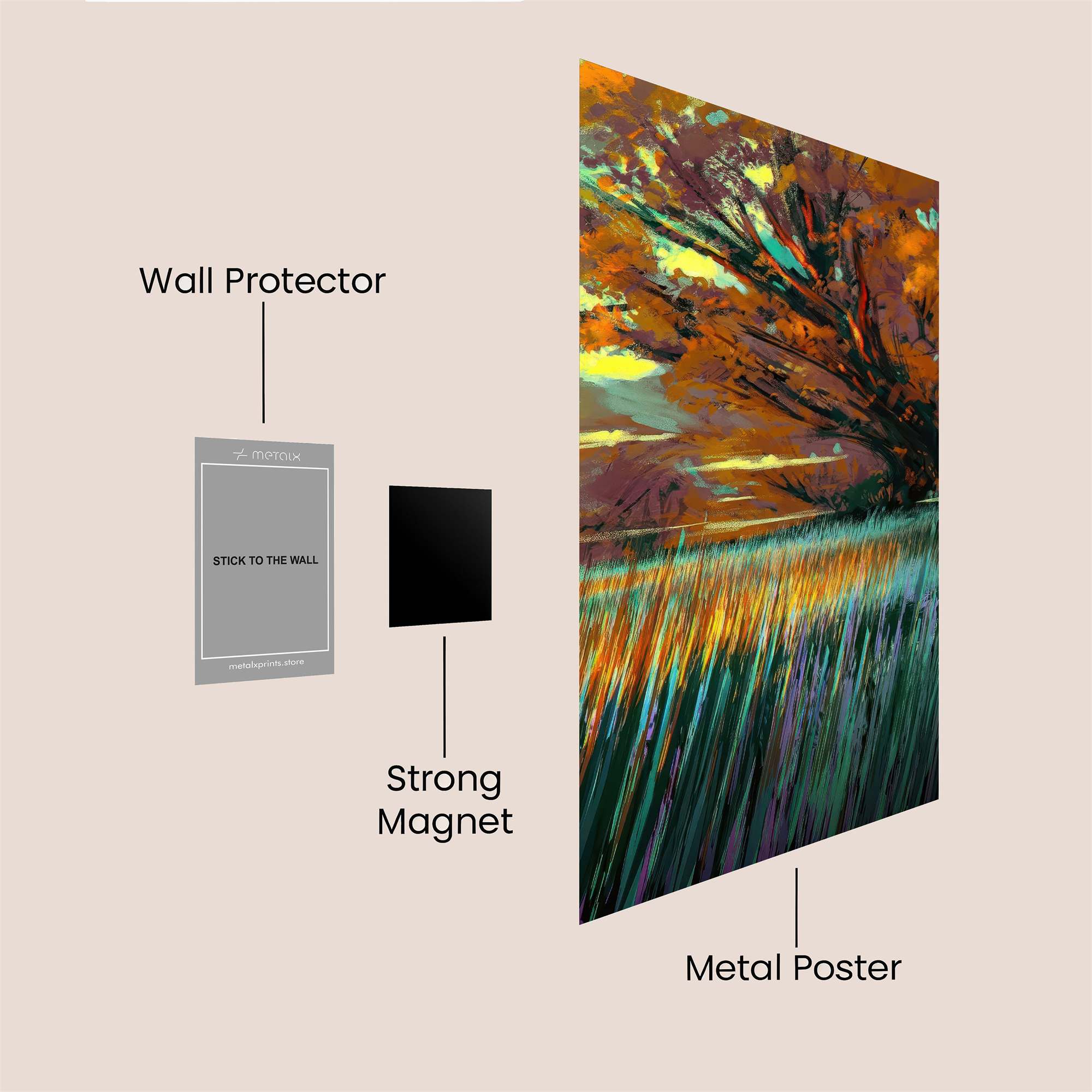 Autumn Serenity Safe Wall Magnetic / M