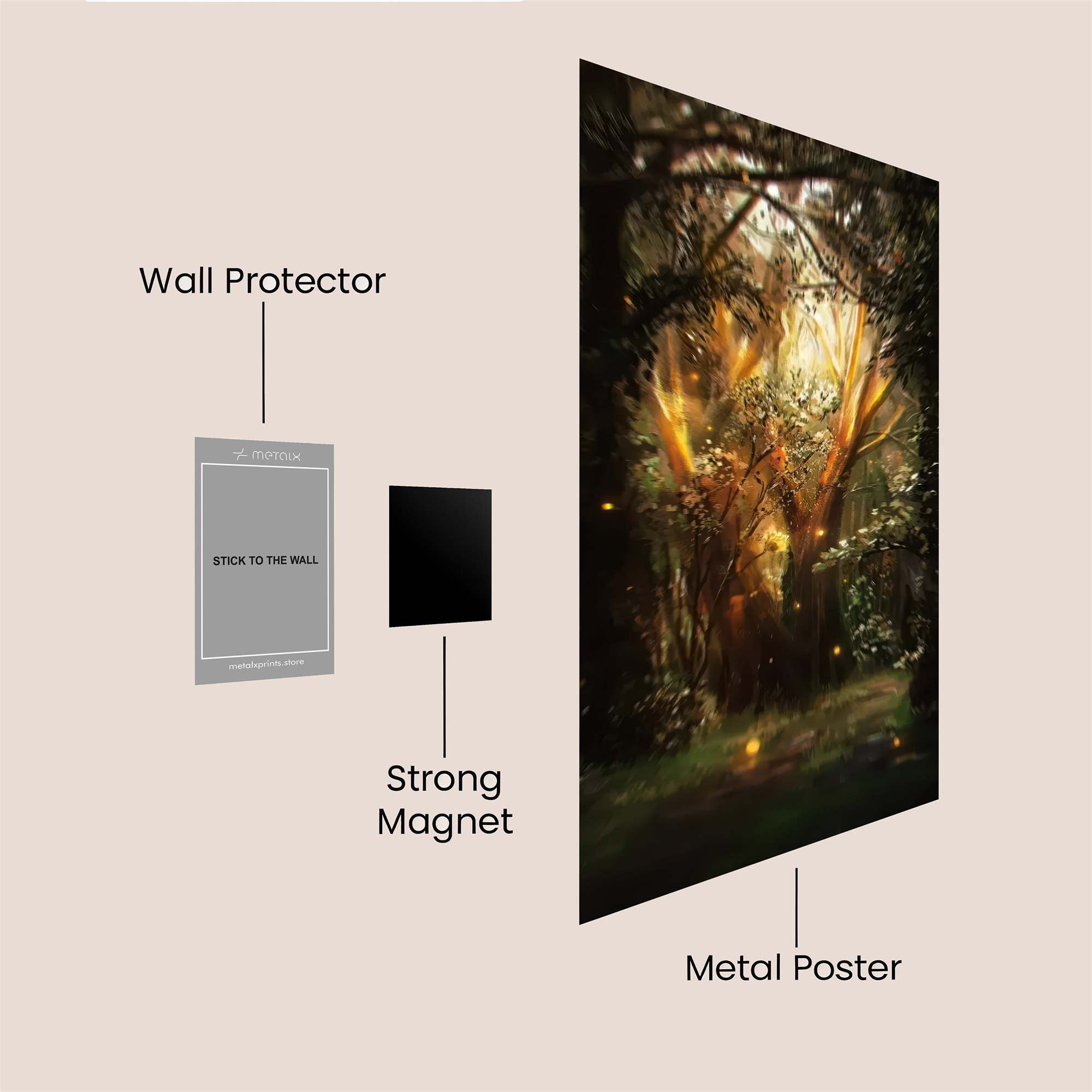 Enchanted Whispers Safe Wall Magnetic / M