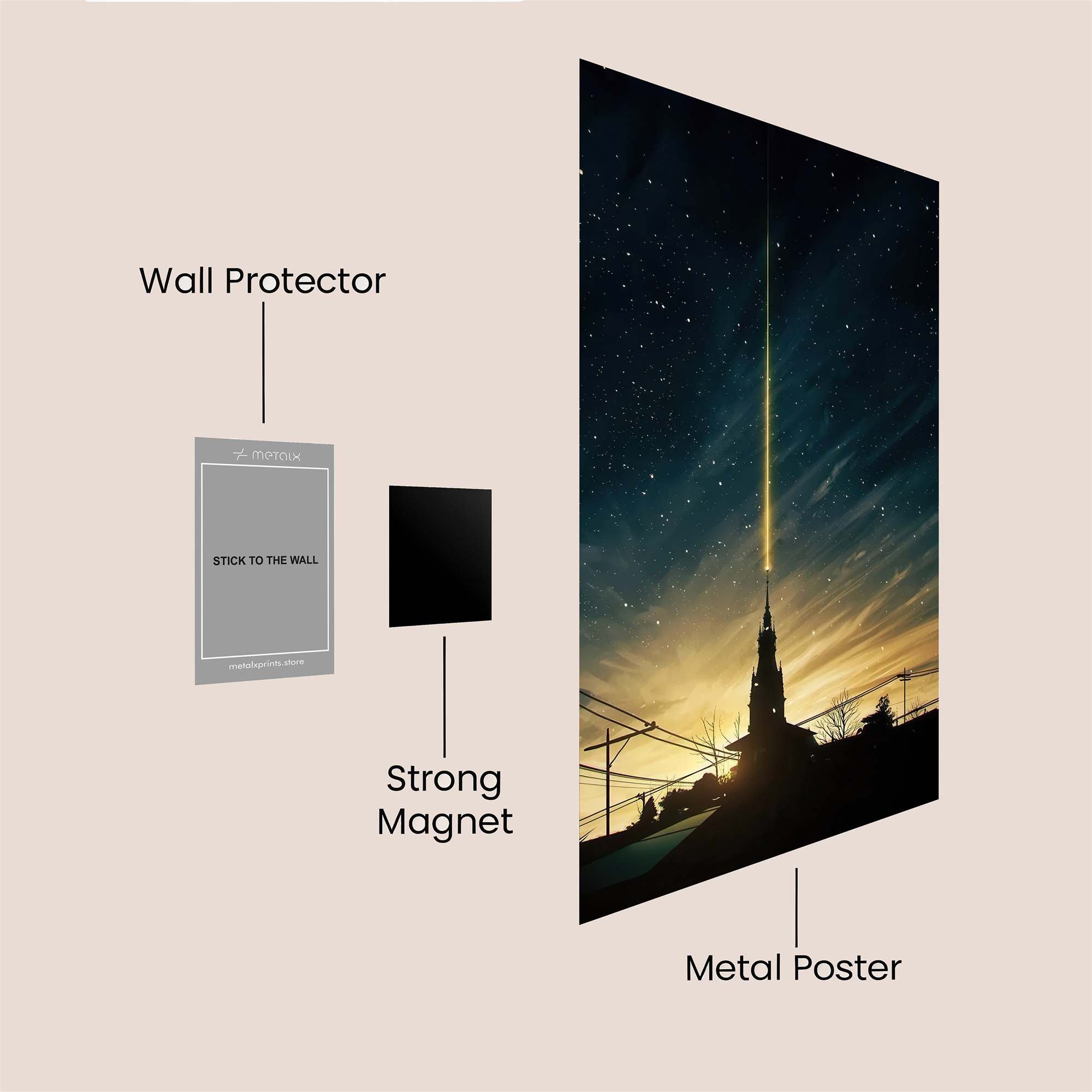 Beacon Ascension Safe Wall Magnetic / M