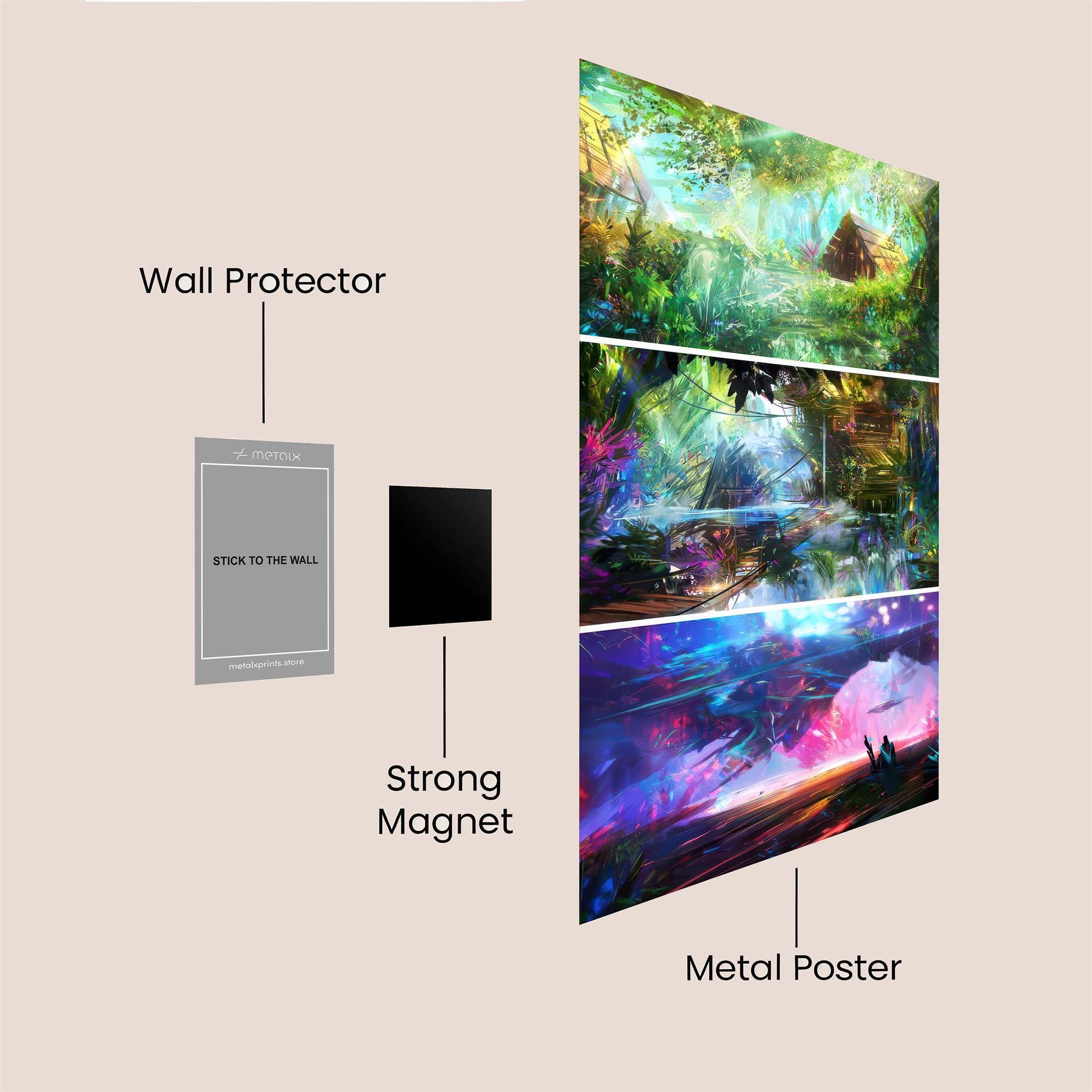 Jungle Dreamscape Safe Wall Magnetic / M