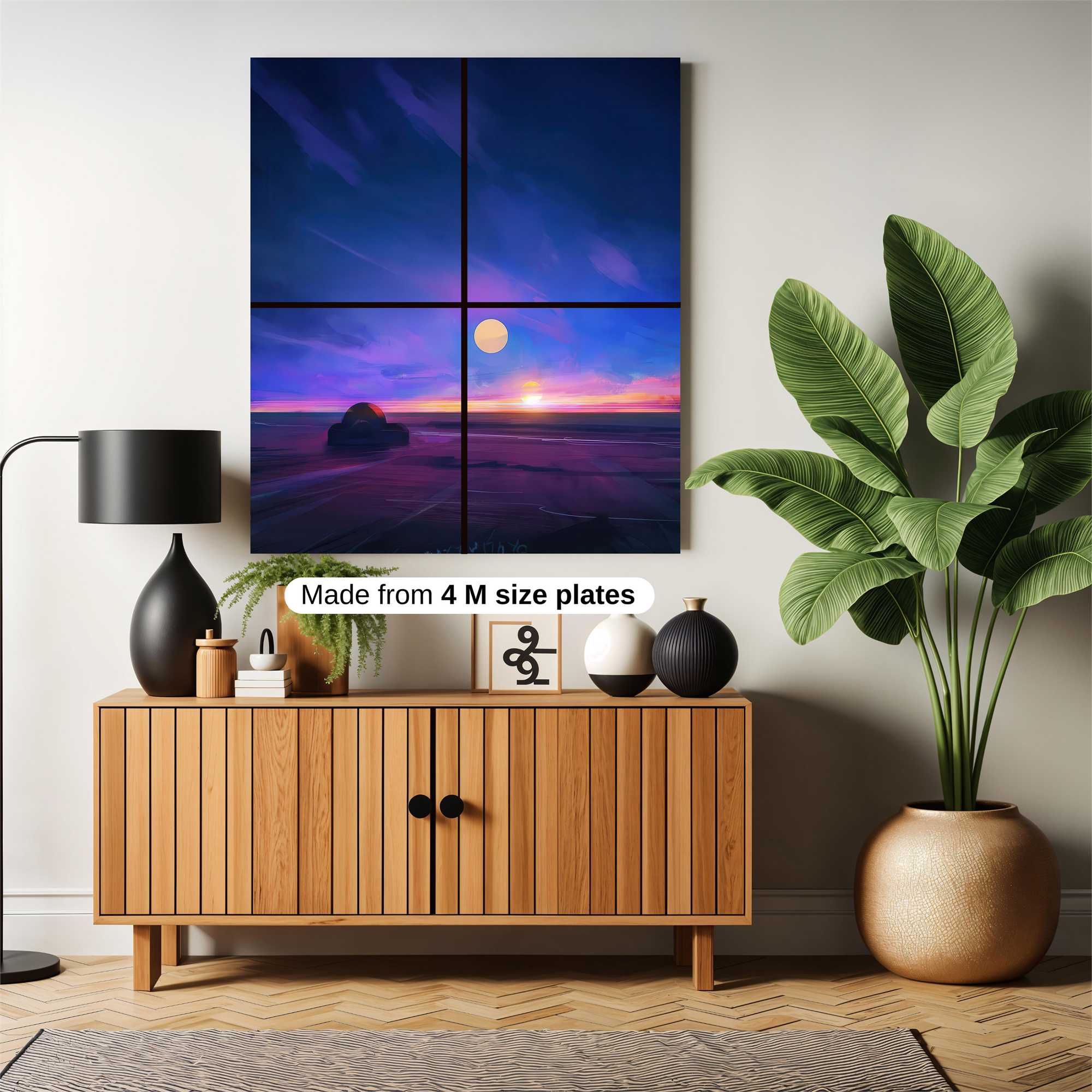 Moonlit Solitude Safe Wall Magnetic / M