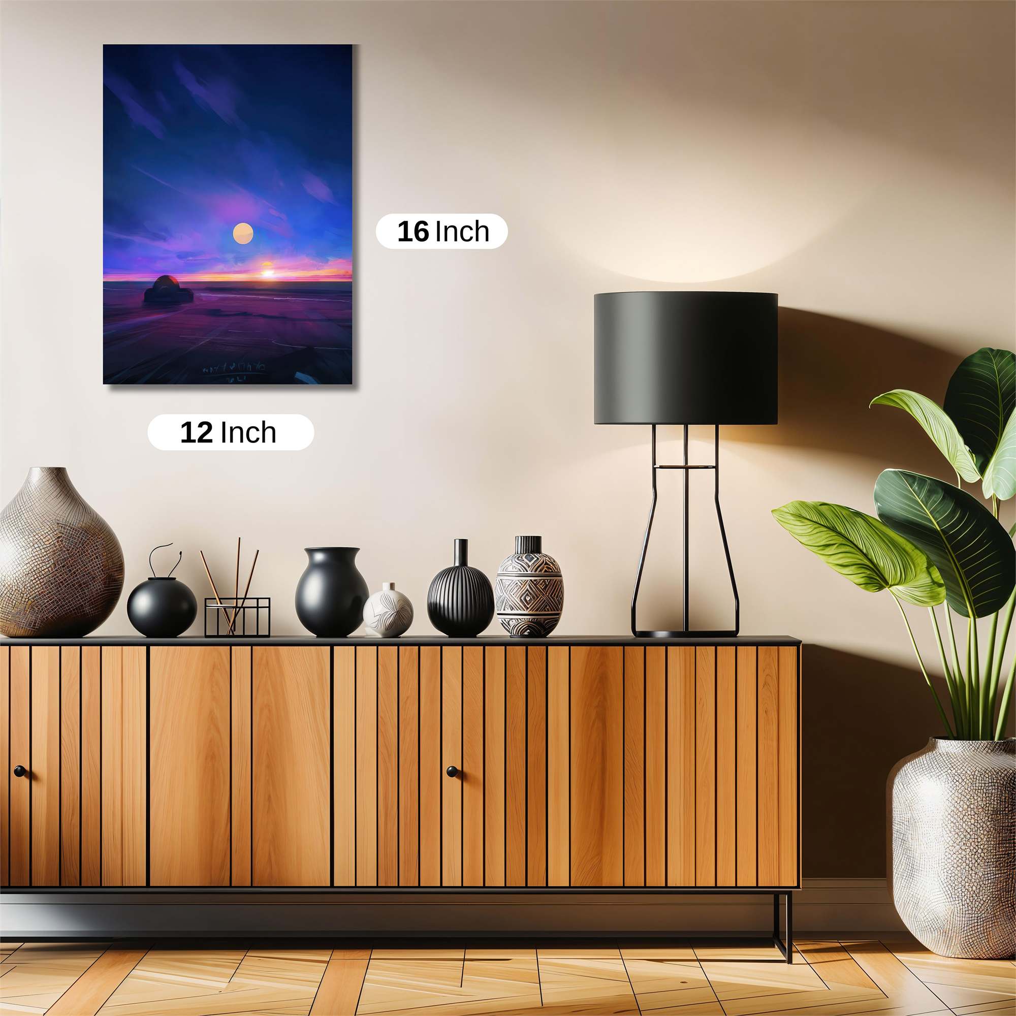 Moonlit Solitude Safe Wall Magnetic / M