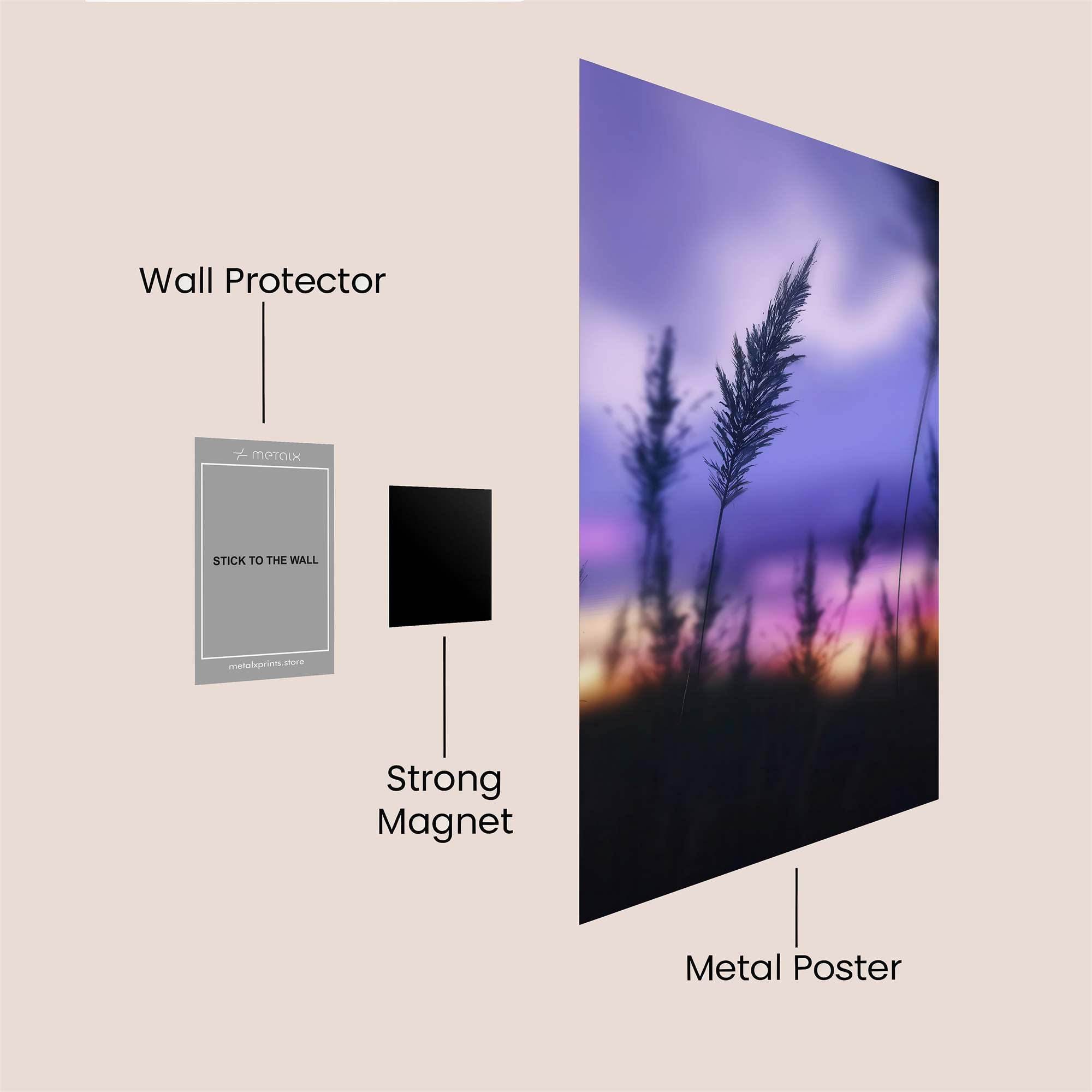 Twilight Serenity Safe Wall Magnetic / M