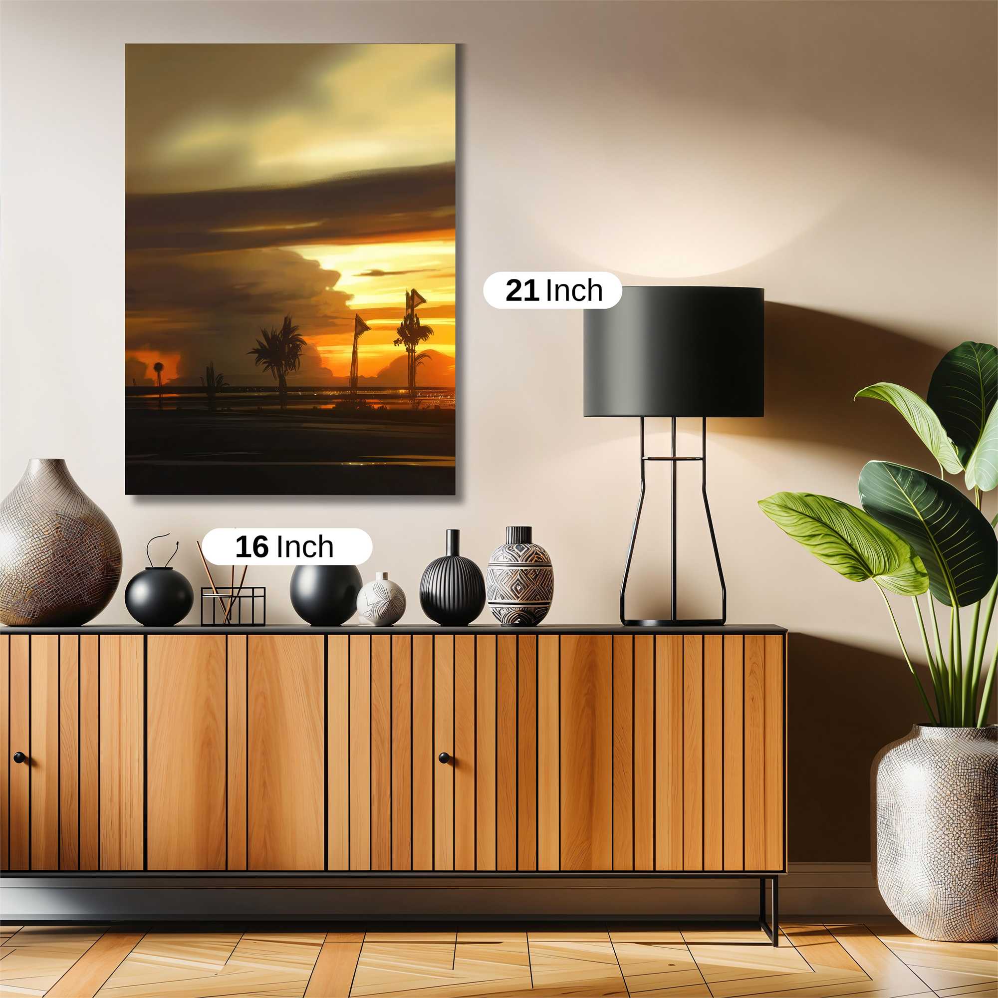 Sunset Serenity Safe Wall Magnetic / M
