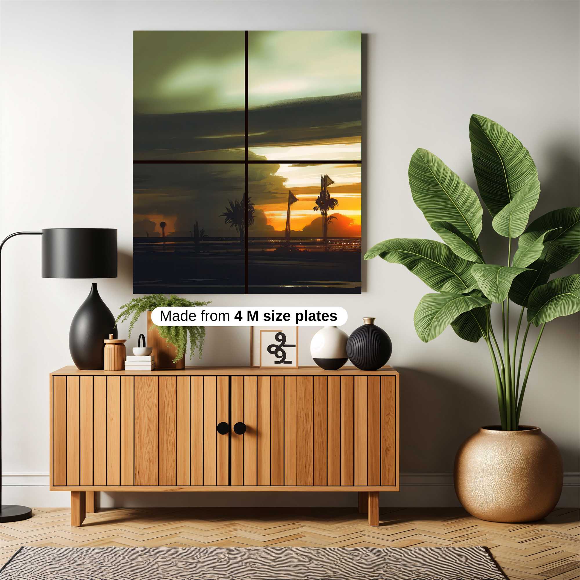 Sunset Serenity Safe Wall Magnetic / M