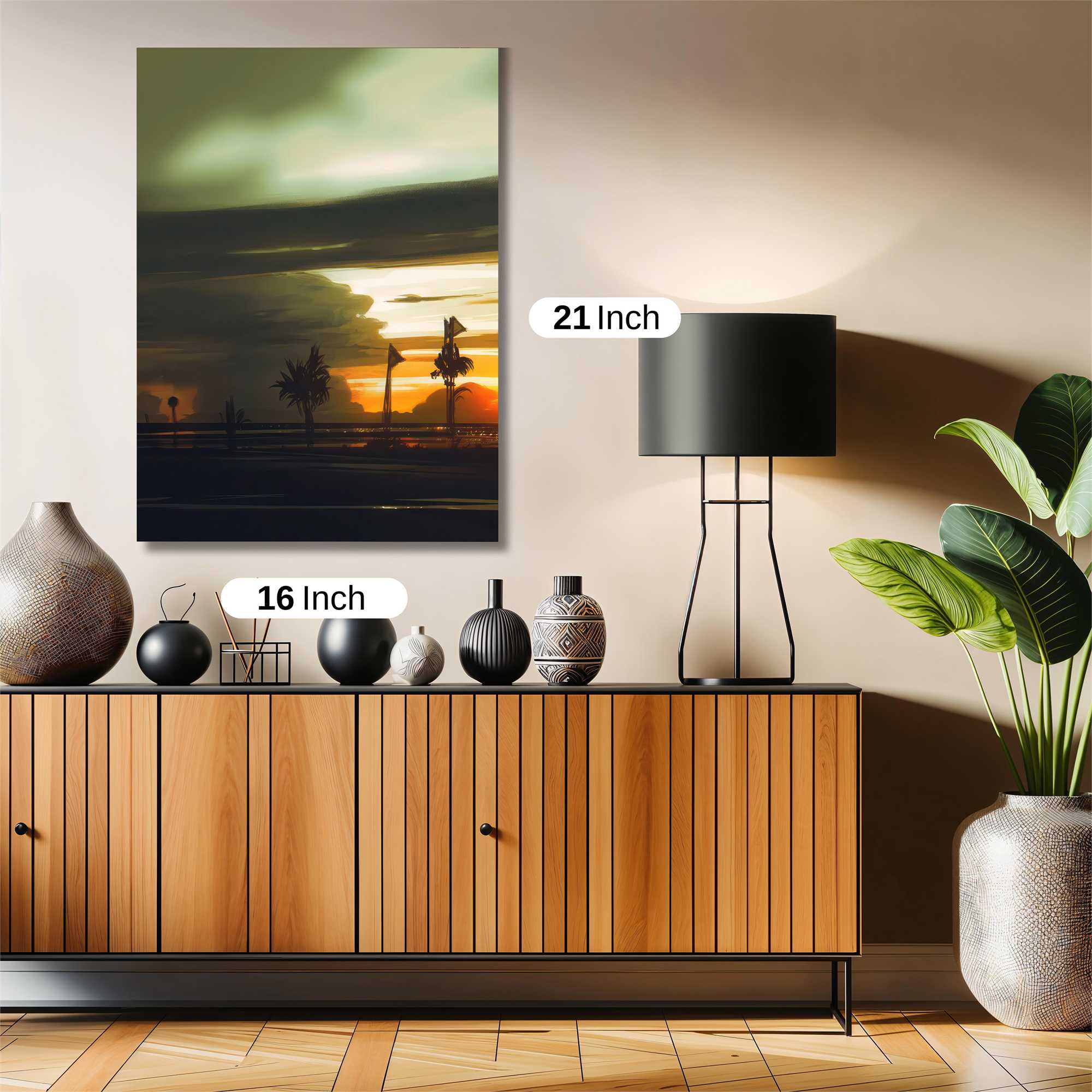 Sunset Serenity Safe Wall Magnetic / M