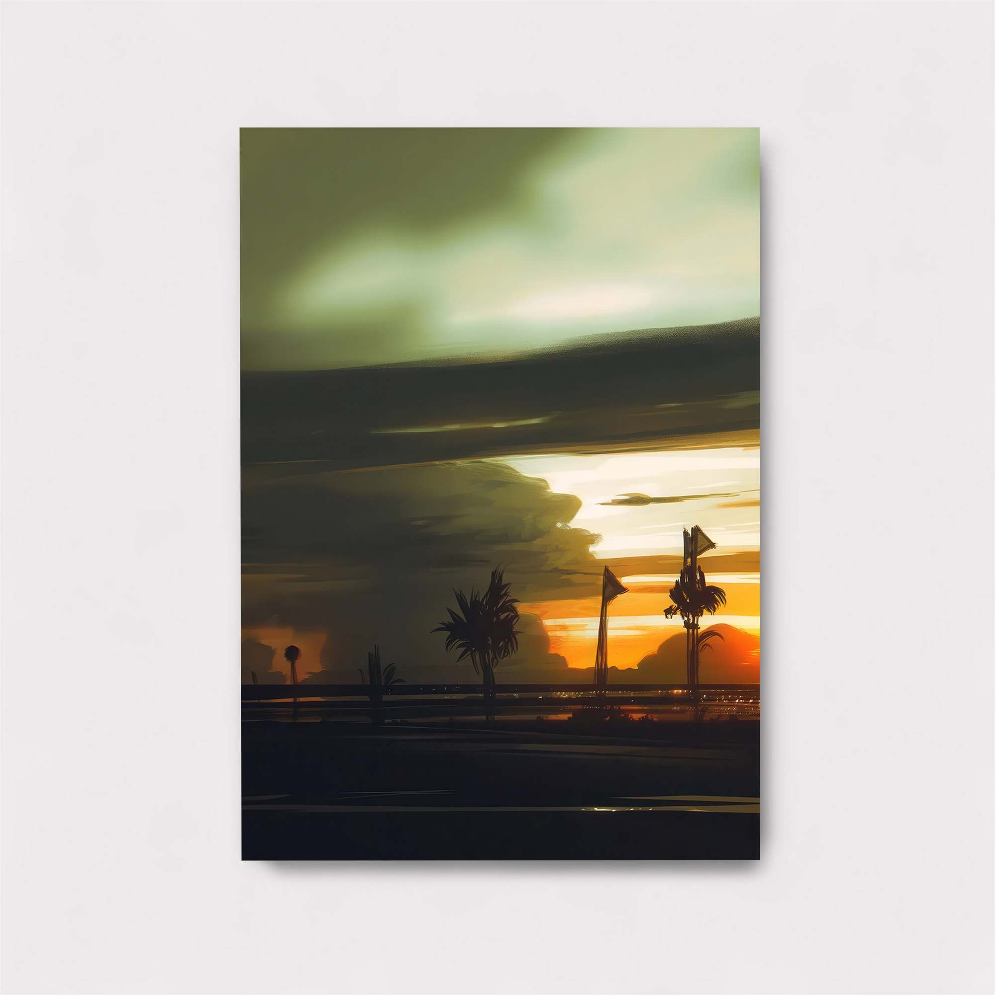 Sunset Serenity Safe Wall Magnetic / M