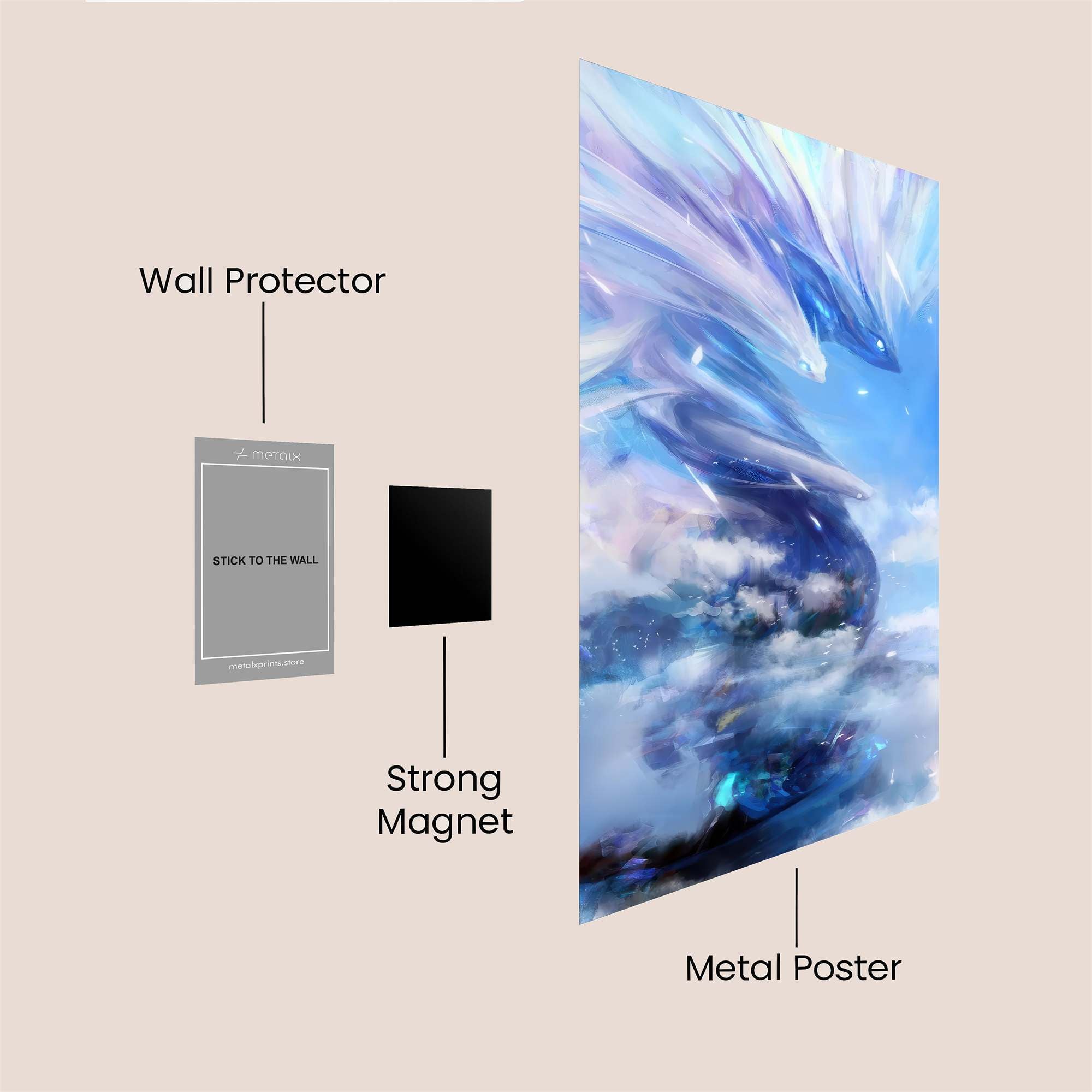 IceDragon Serenity Safe Wall Magnetic / M