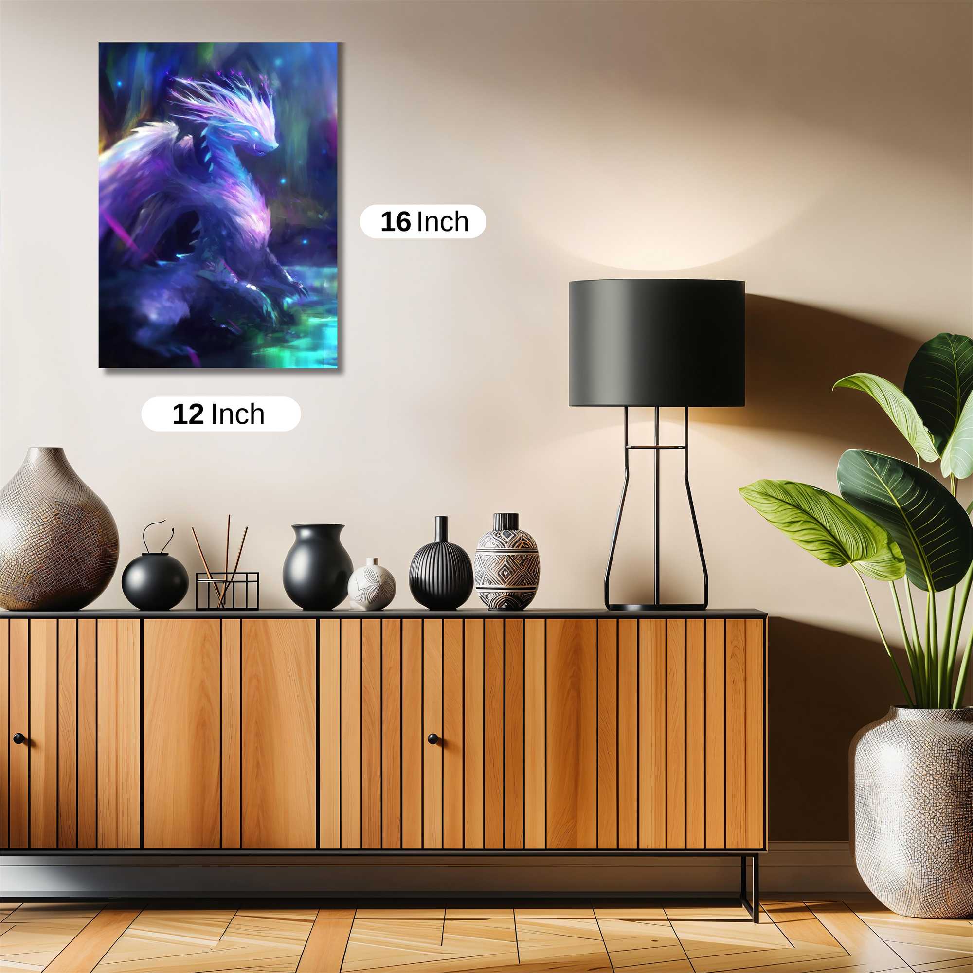 Luminous Dragon Safe Wall Magnetic / M