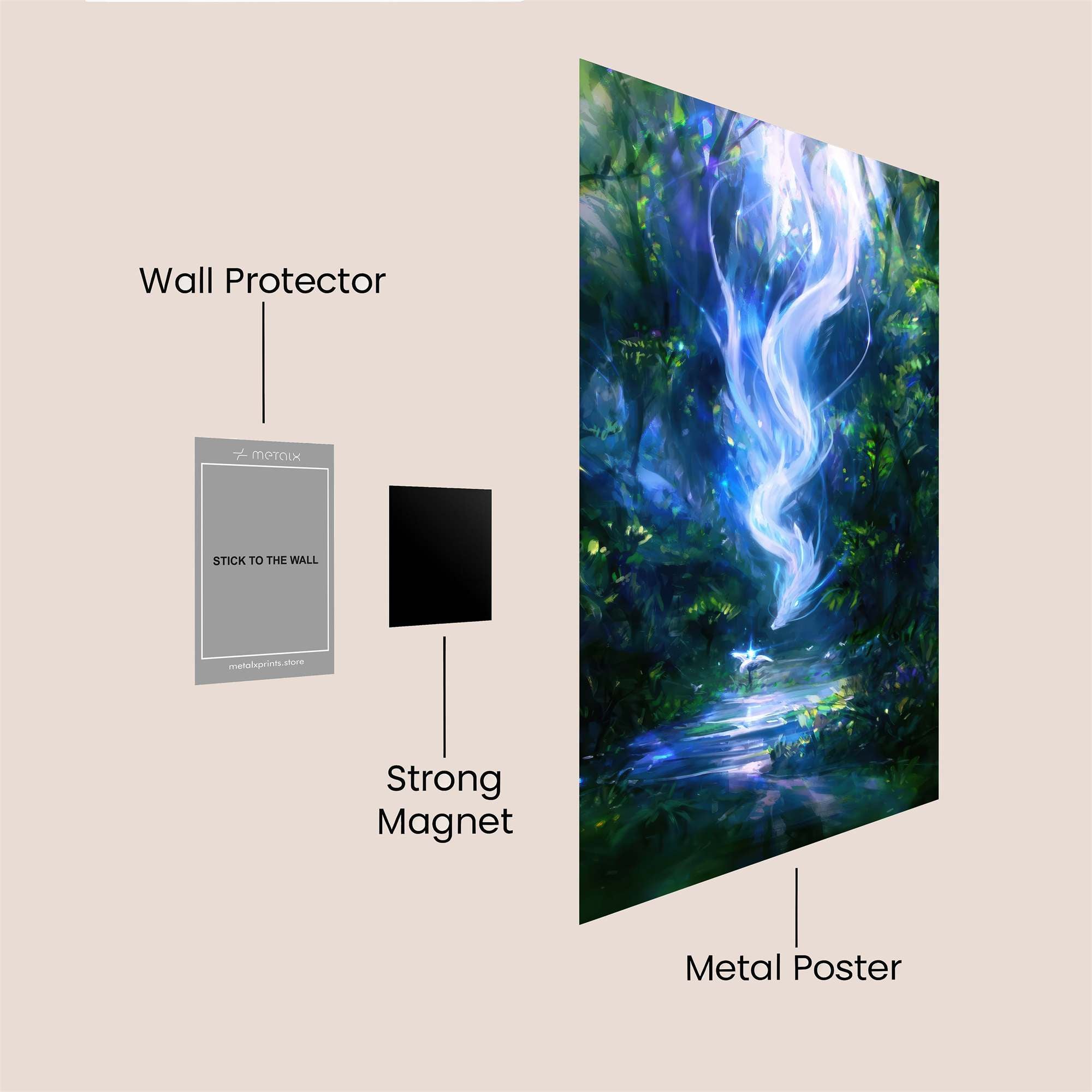 Mystic Whisper Safe Wall Magnetic / M