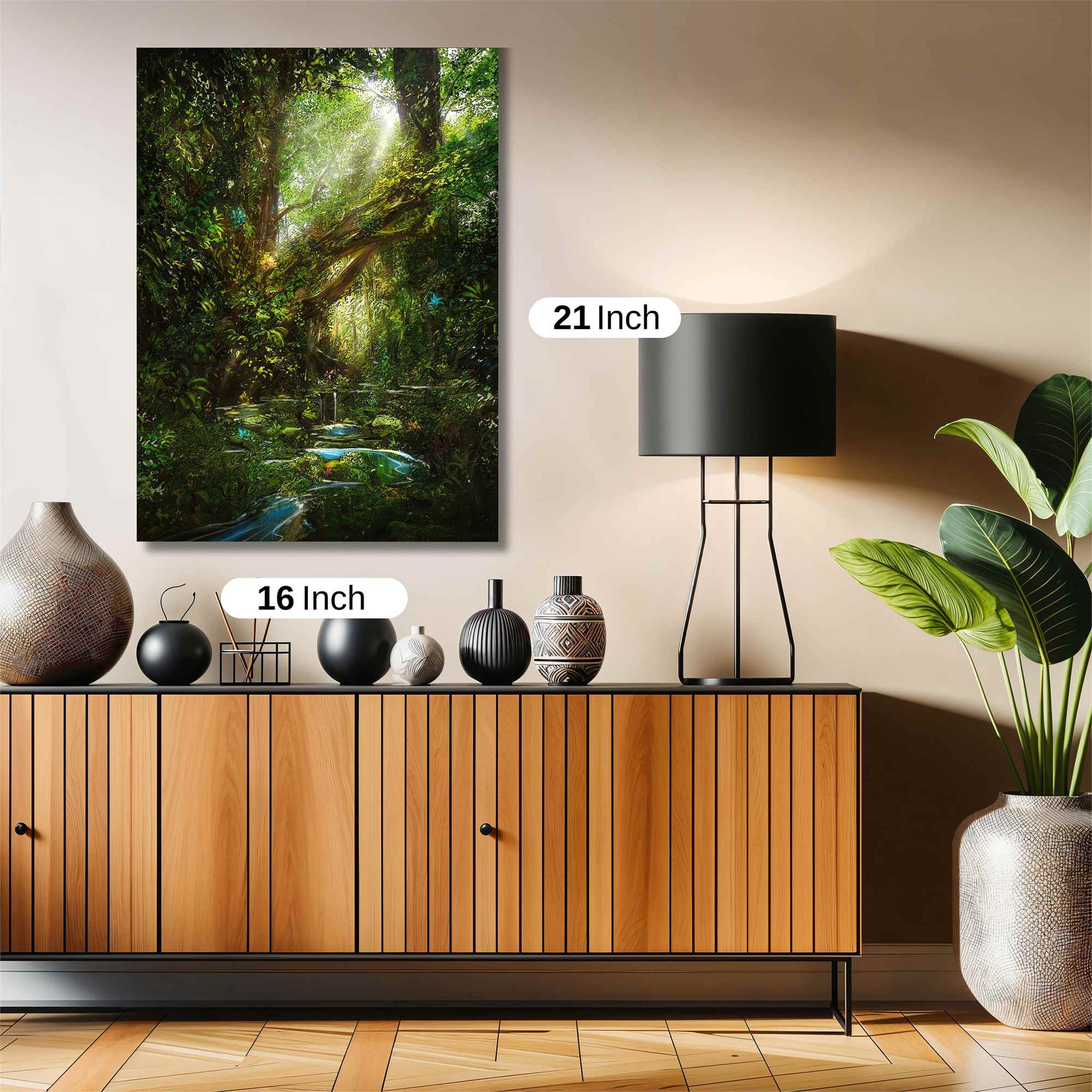 Jungle Serenity Safe Wall Magnetic / M