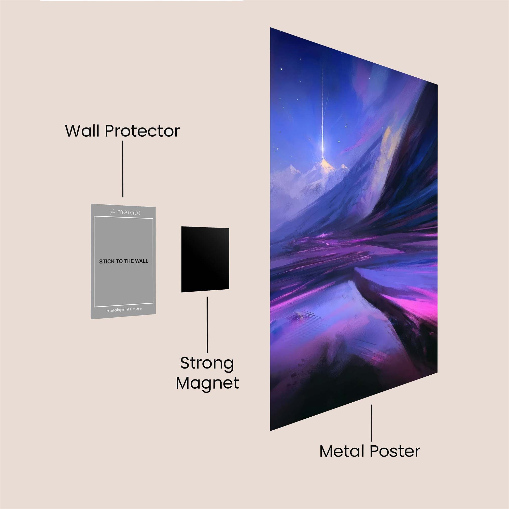 Aurora Dream Safe Wall Magnetic / M