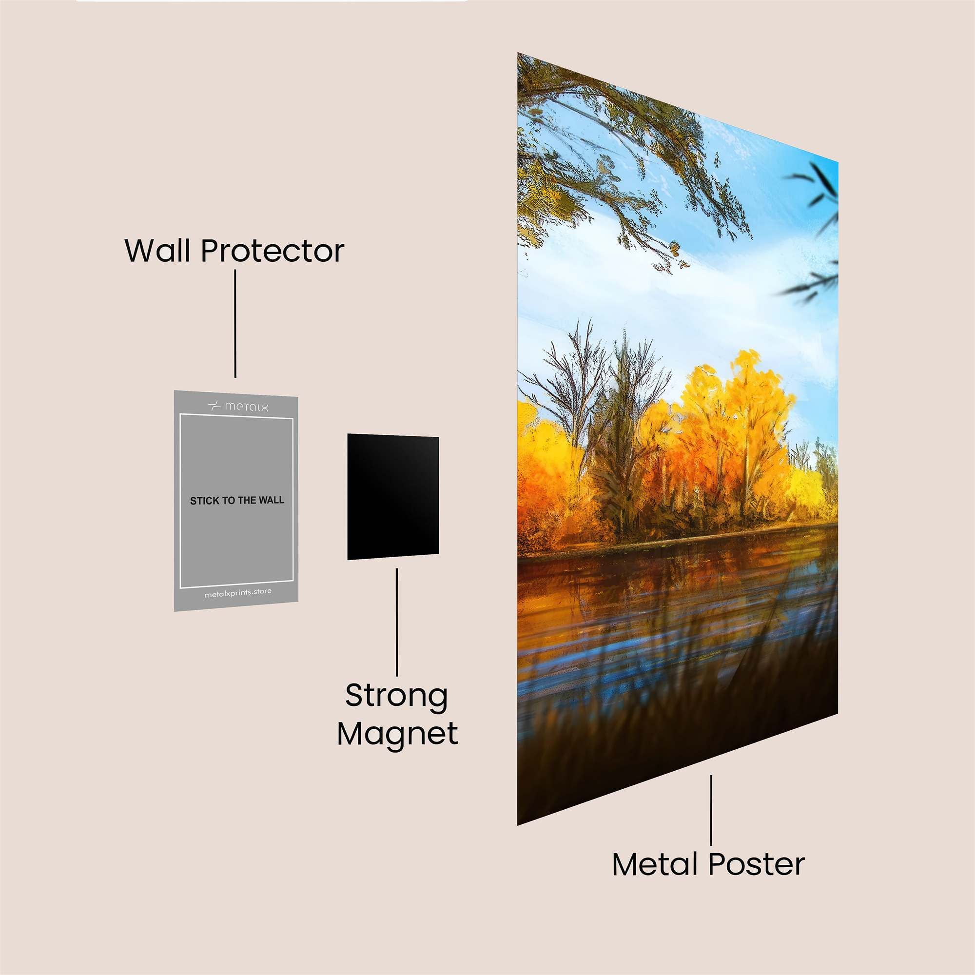 Autumn Serenity Safe Wall Magnetic / M